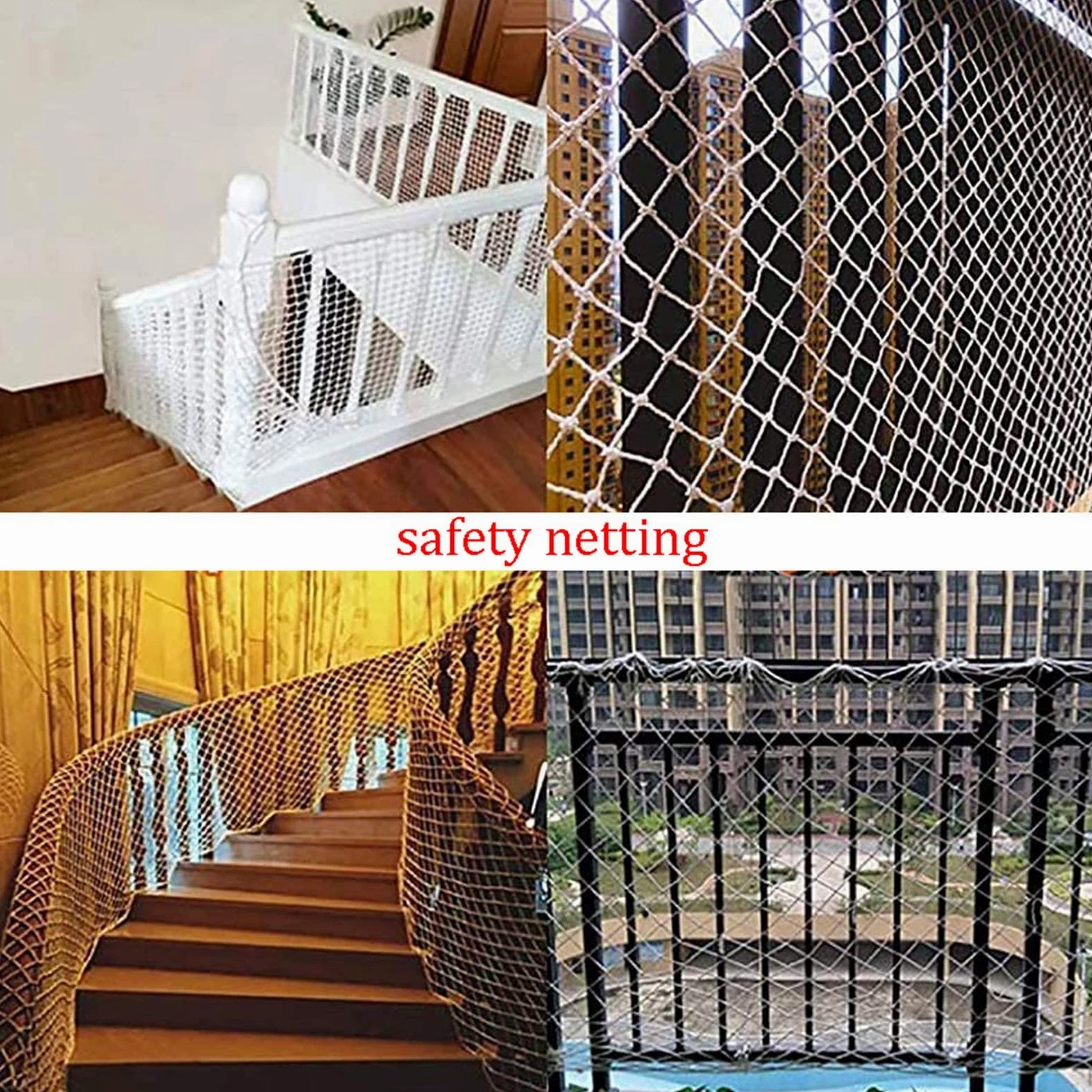 Rete Di Sicurezza Per Gatti, Animale Domestico Anti Caduta Rete Protettiva, Reti Di Protezione In Nylon, Giardino Pianta Maglia Rampicante Per Esterno, Decorazione, Finestra, Personalizzabile CHINLIFE