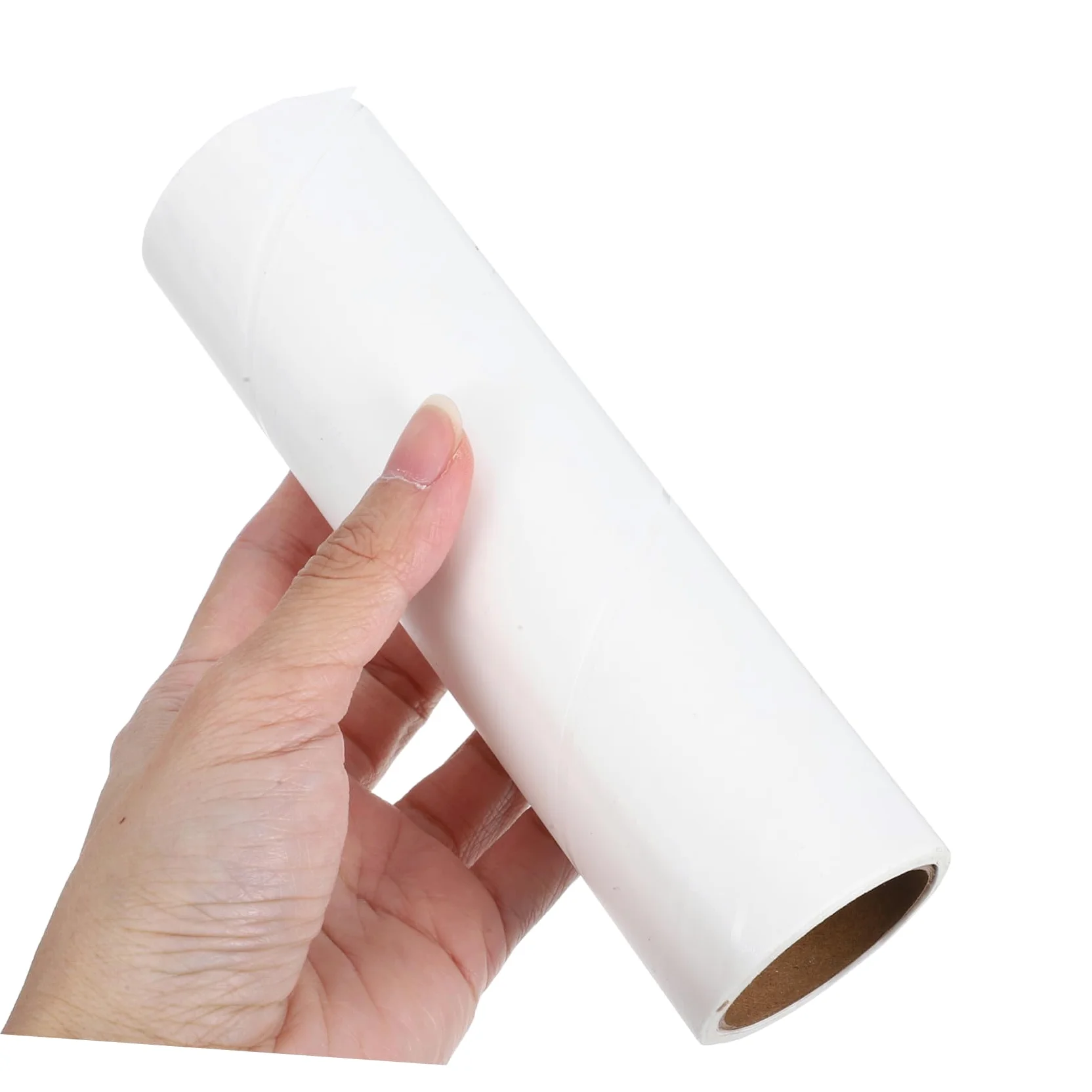 Ricariche Rullo Leva Pelucchi Bianco 10 Pezzi Carta 50 Fogli | Adesivo Extra, Riutilizzabile, per Mobili e Sedili Auto, 38mm Interno, 16cm