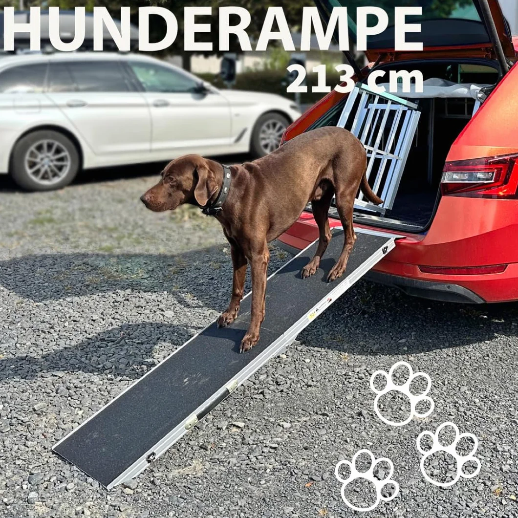 Rampa per Cani Animale Pieghevole Auto Casa 4 Taglie petigi, lunghezza:213 cm
