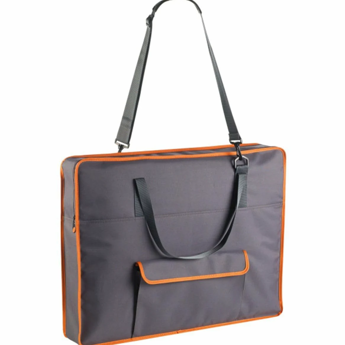 HUNTER Box transportino per Cani con Telaio in Alluminio 61x45,5x43 cmgrigio Antracite/Arancione