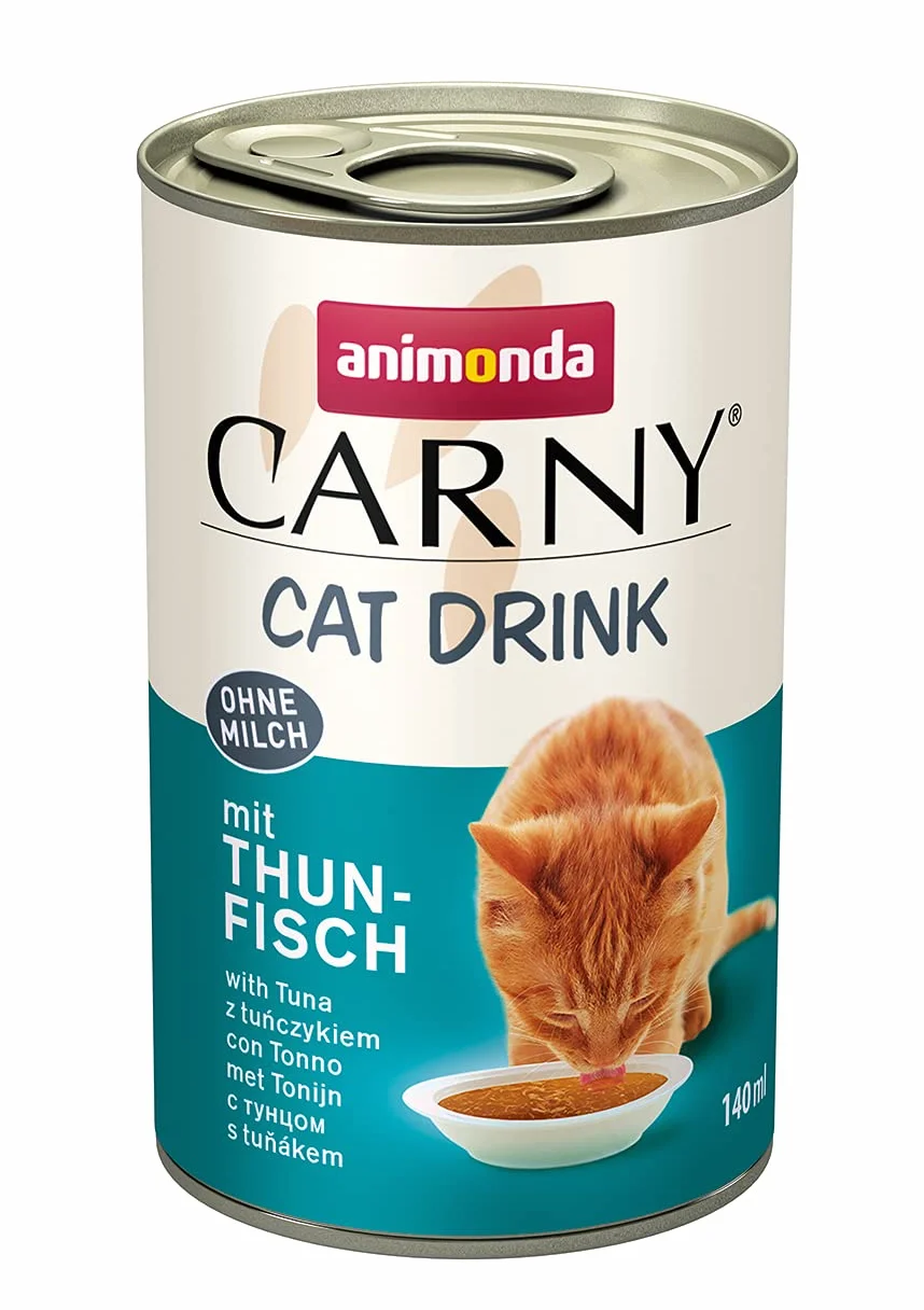 animonda Carny Adult Cat Drink, Cibo umido per gatti, Milka, Diversità della patria 8 x 140 ml