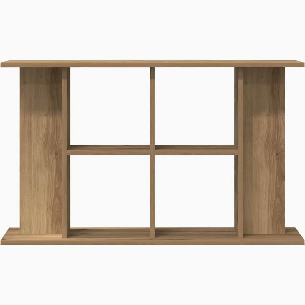 Supporto per acquario a 3 livelli, 100 x 40 x 60 cm, mobile per acquario in legno con contenitore, stabile supporto per acquario per mangime e accessori, design sottile per soggiorno