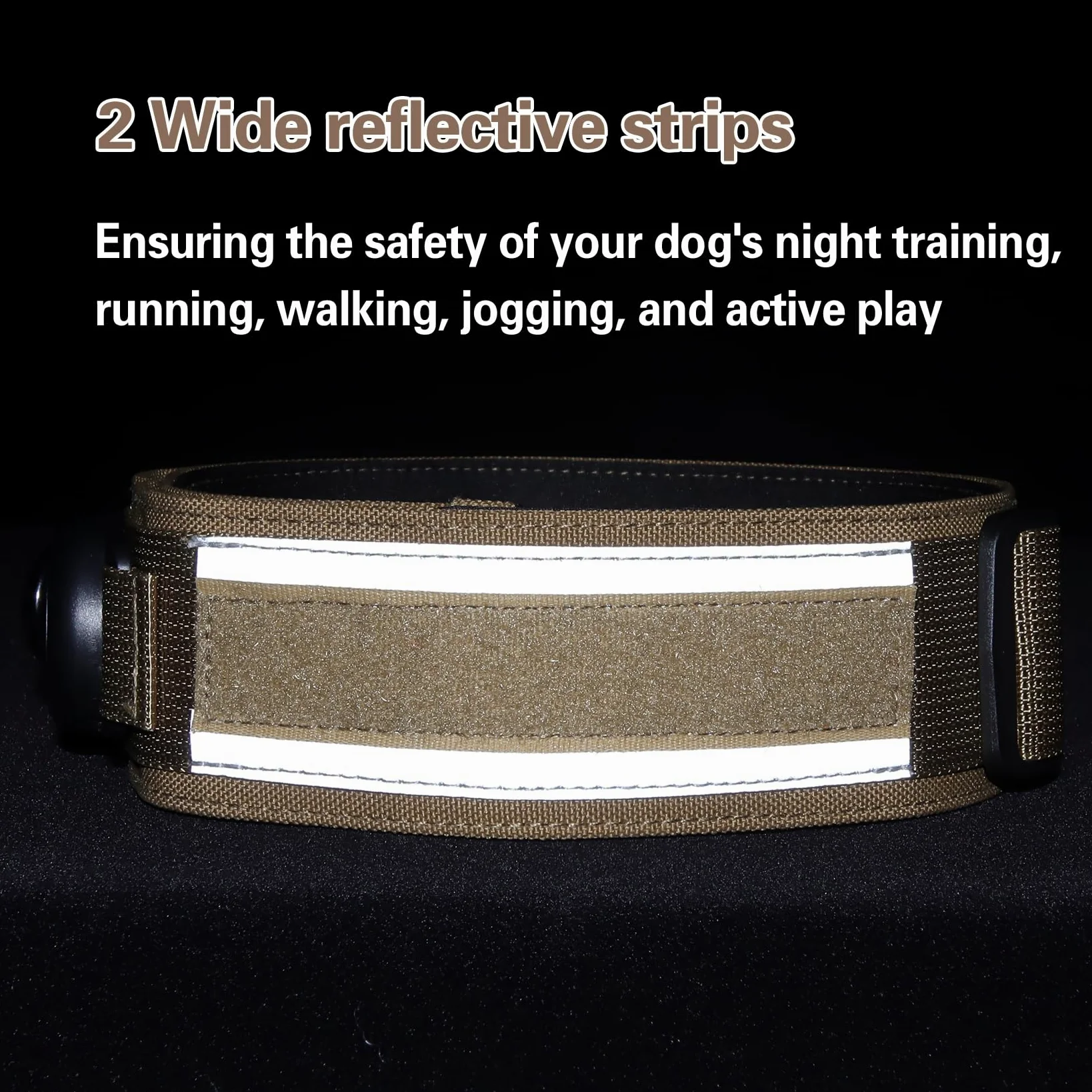 AirTag, Collare tattico militare per cani, largo 5,1 cm, con supporto AirTag e 3 toppe per animali domestici, morbido collare imbottito in nylon impermeabile con fibbia in metallo, per cani