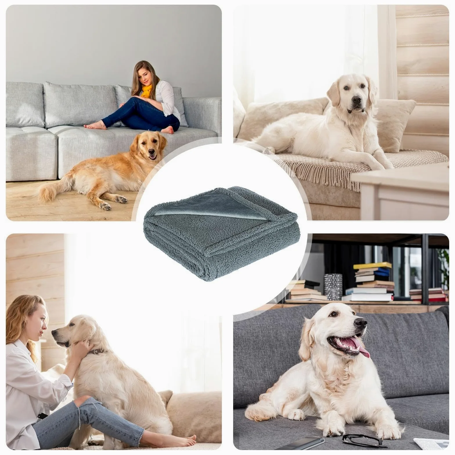 KSHSAA Coperte per cani | Coperta in flanella per gatti spessa, comoda coperta per cani per tutte le stagioni, divano, divano | comoda coperta per cani per tutte le stagioni, divano, divano