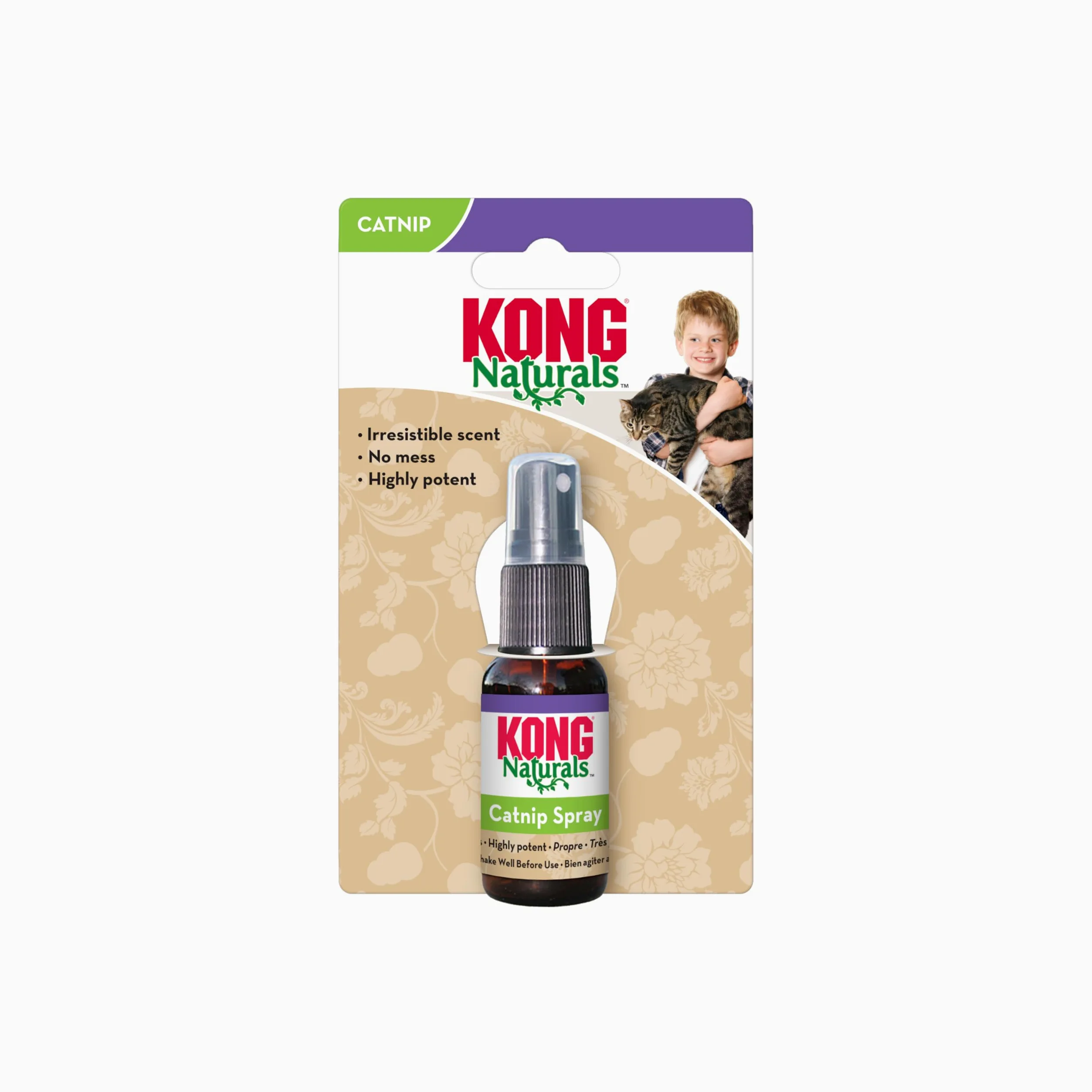 KONG Naturals Catnip Spray - Confezione da 3