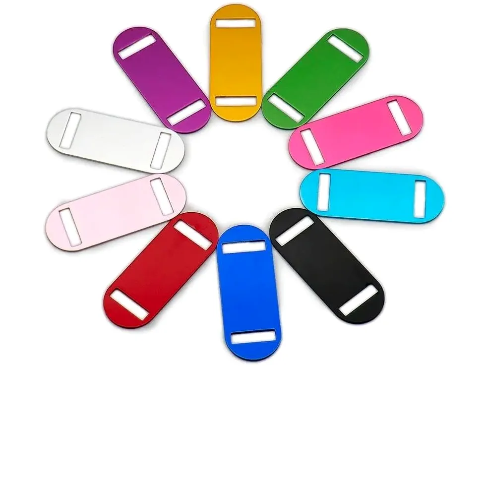 100 PZ Etichette Fai Da Te Incise Per Cani E Gatti Etichette Identificative Vuote In Alluminio Per Animali Domestici Pendenti Con Targhette Identificative Personalizzate Etichette Personalizzat