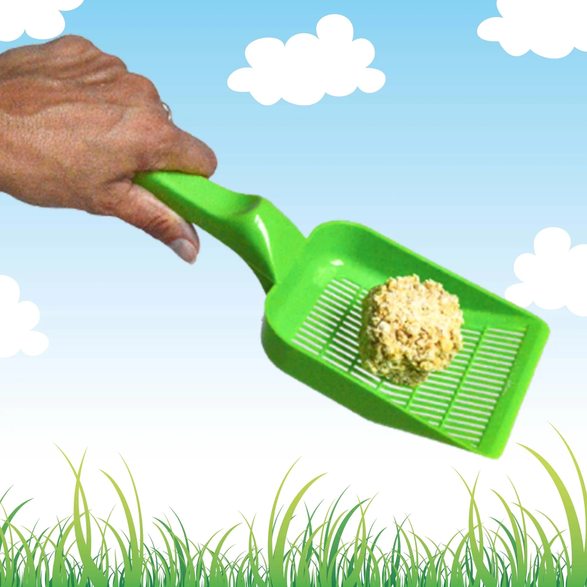 Lettiera gatti biodegradabile agglomerante | Sabbia 100% vegetale | elimina completamente il cattivo odore | Solubile si getta nel WC | Multipack (Classica, 5 X 5L)