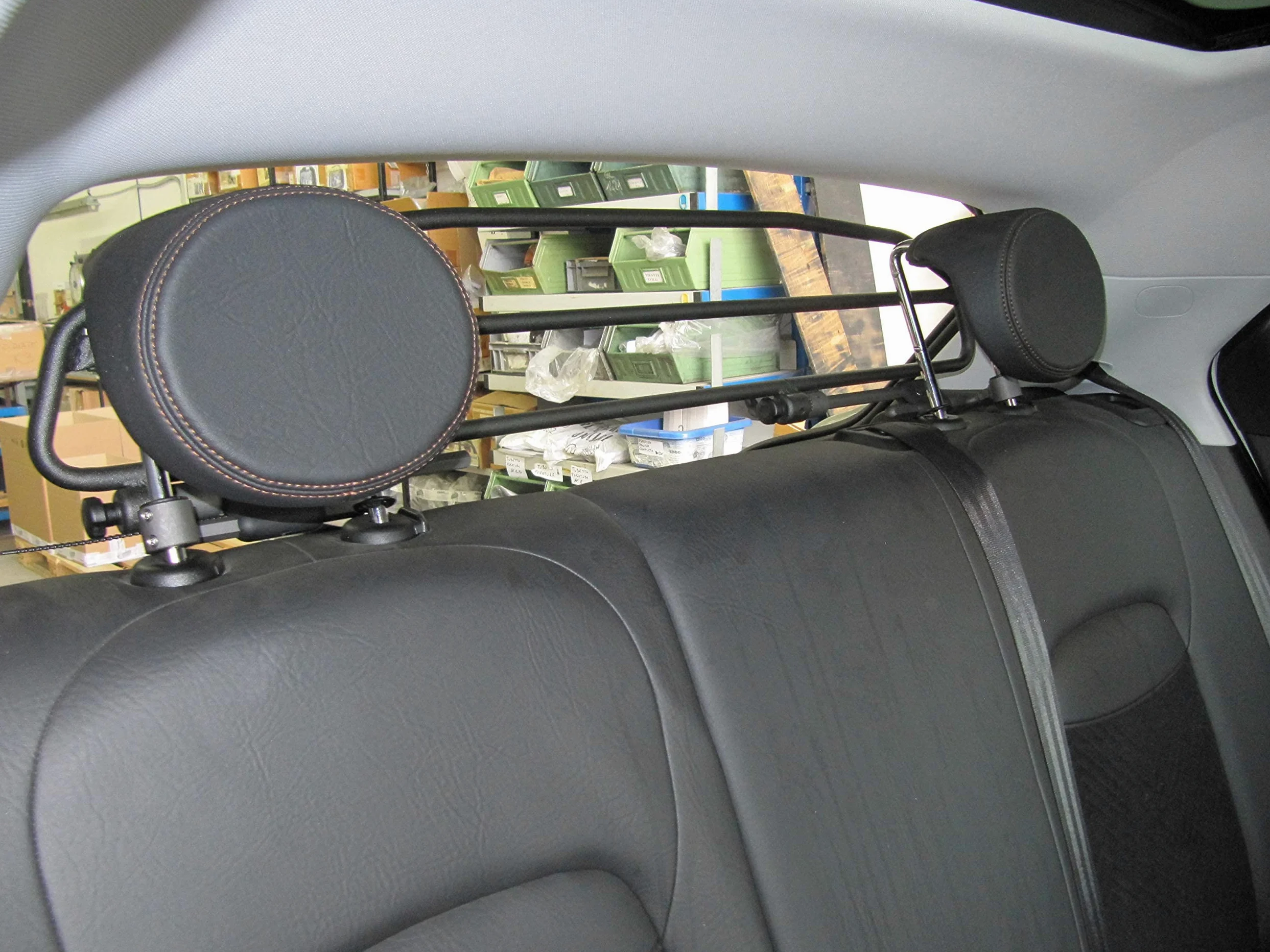 ERGOTECH Divisorio Griglia Rete Divisoria per Fiat 500X, RDA65HBG-2HXXS, per Trasporto Cani e Bagagli