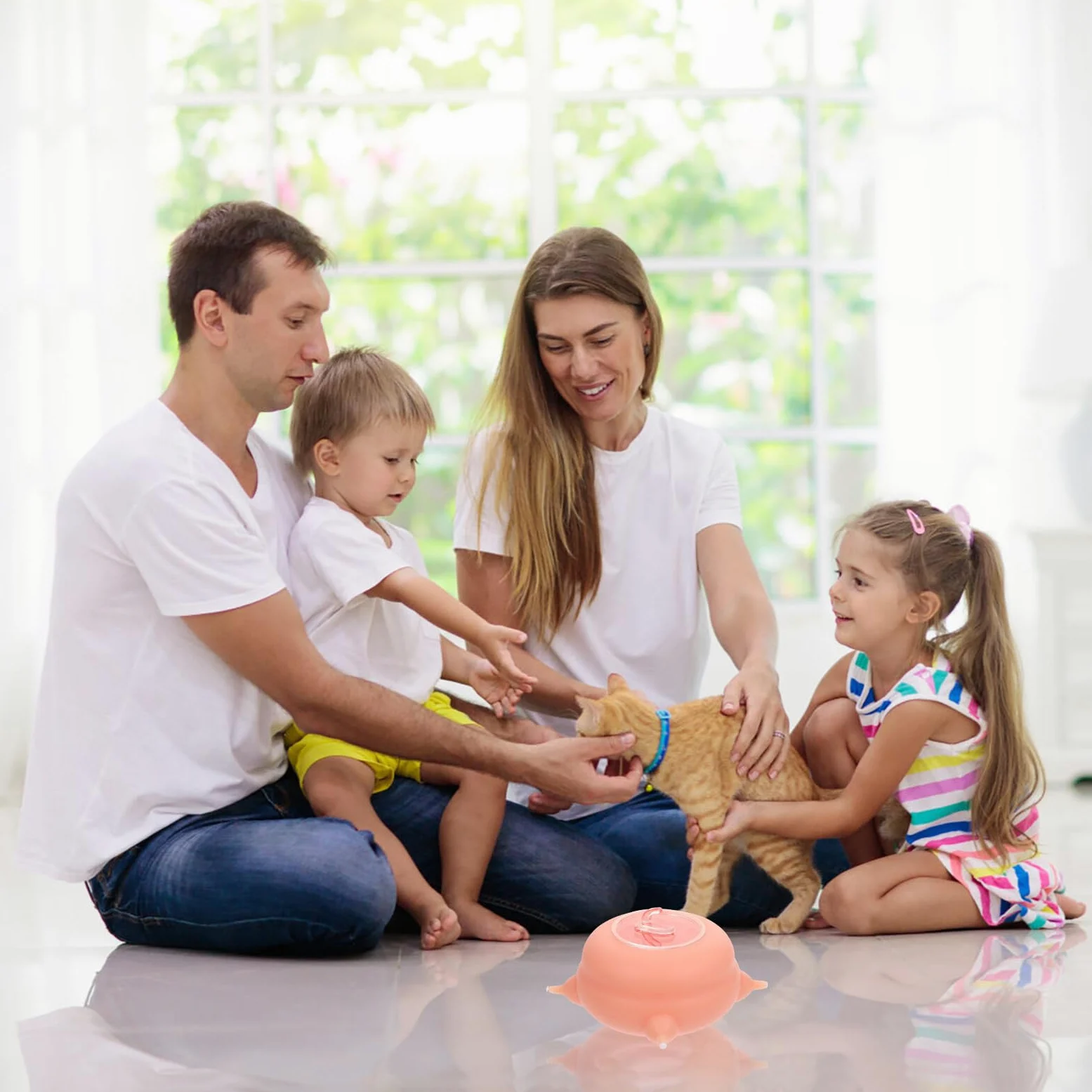 SHINEOFI Biberon in Silicone Rosa Leggero e Facile da Conservare per Alimentazione Cuccioli e Gattini Strumento Pratico per Allattamento Domestico