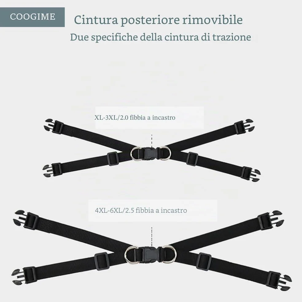 Cappotto per cani per cani di taglia media e grande, cappotto impermeabile per cani, giacca invernale riflettente per cani, abbigliamento per cani per l'inverno (XL-6XL) (nero, 6XL)