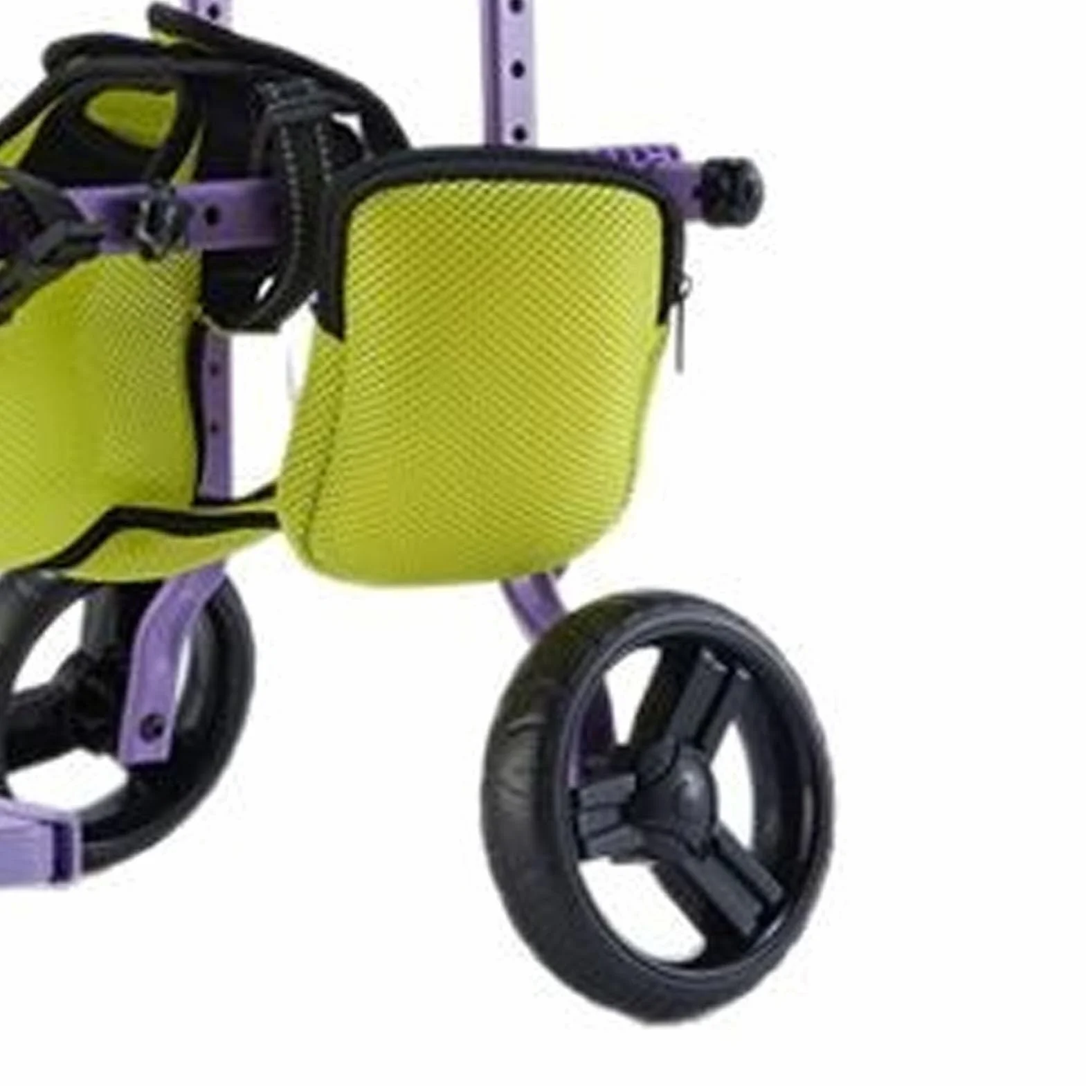 Carrello Estensibile 4 Ruote per Zampe Posteriori di Cane per Animali Con Difficoltà di Mobilità,Si Adatta Varie Razze E Taglie,Costruzione in Lega Alluminio E Tessuto
