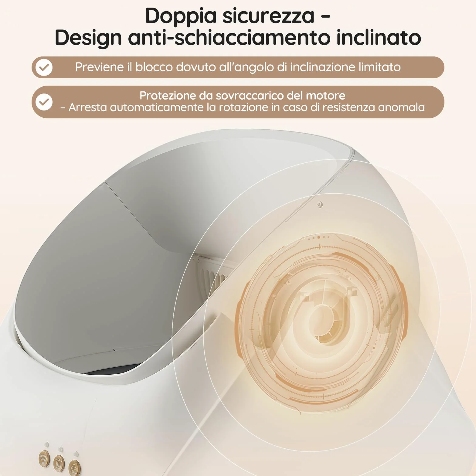 Devoko Lettiera Gatto Autopulente, Controllo tramite APP, Aperta Lettiera Automatica Gatto, XXL, per Gatti fino a 15 kg, Autopulizia per 15 Giorni, Adatta per Famiglie con Più Gatti