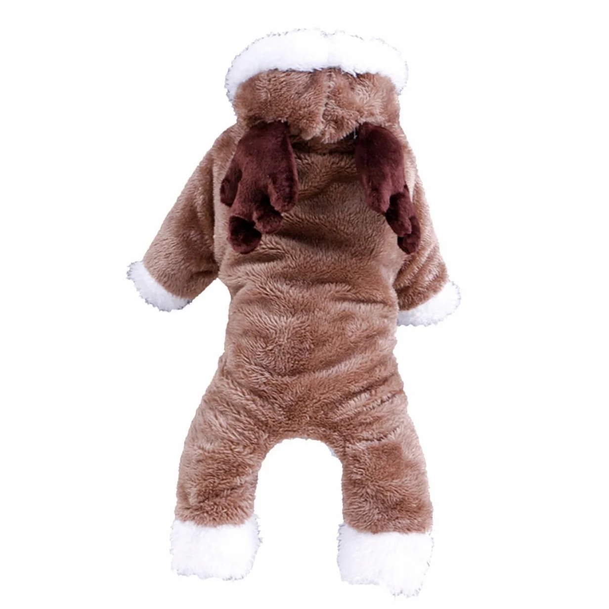 BESPORTBLE 3 Pz vestiti invernali per animali domestici cappotto cane piccolo cappottino cane piccolo abito felpe invernali felpe per cani panno per cani giacca con cappello