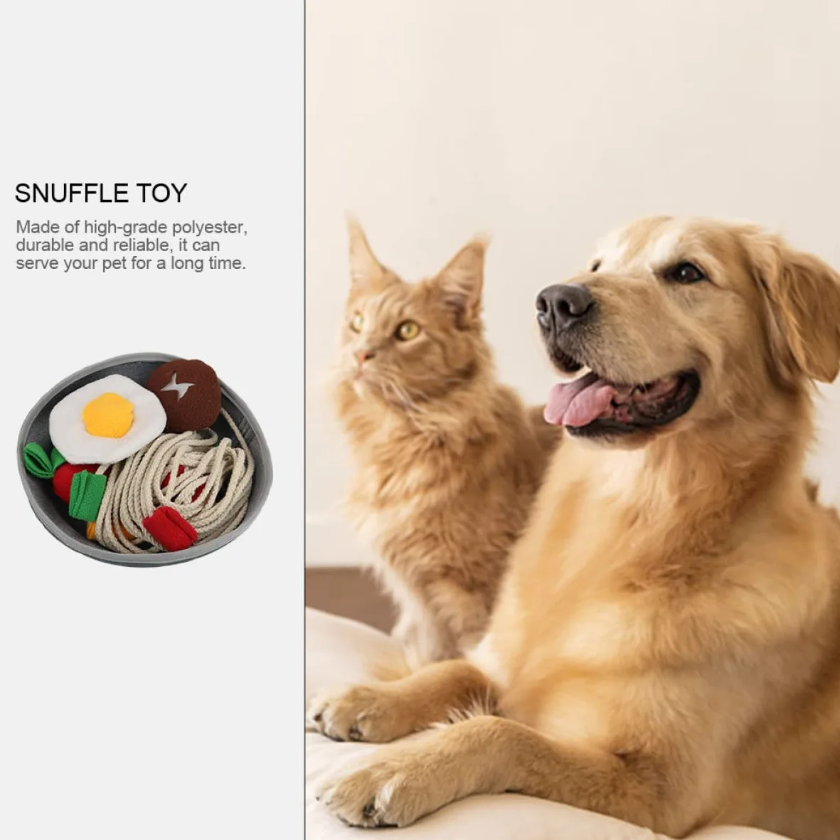 Sosoport Giocattolo Puzzle per Cani Giocattolo da Scavare per Casa per Dolcetti Materiale Selezionato Durevole Accessorio per Cuccioli