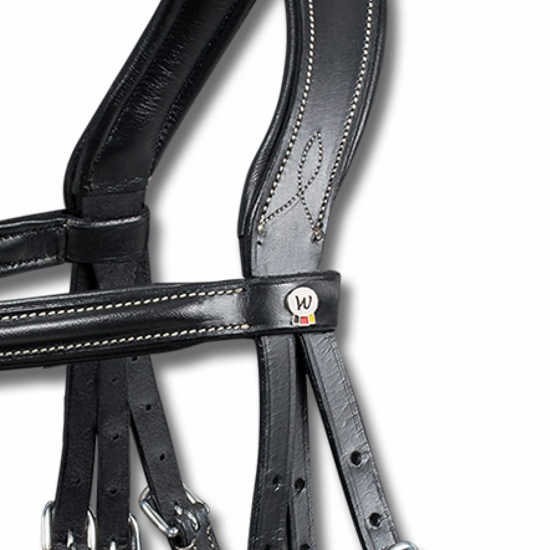 Waldhausen Testiera con sovracapo anatomico Full, Nero