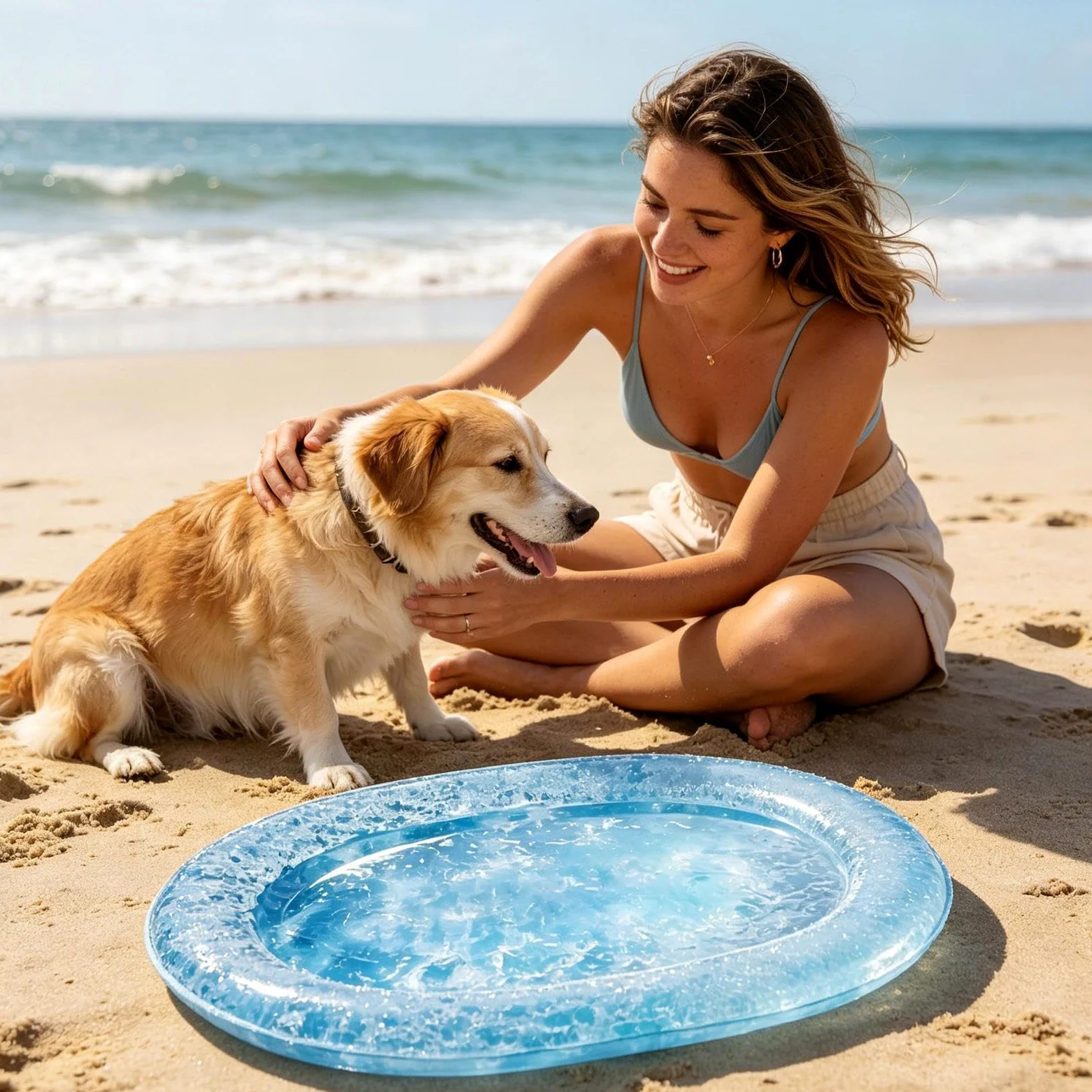Tappetino Rinfrescante Animali Materassino Refrigerante Pieghevole E | Tappetino Rinfrescante Idrorepellente Per Animali Caldo Interno Esterno Spiaggia Viaggio Trasportino