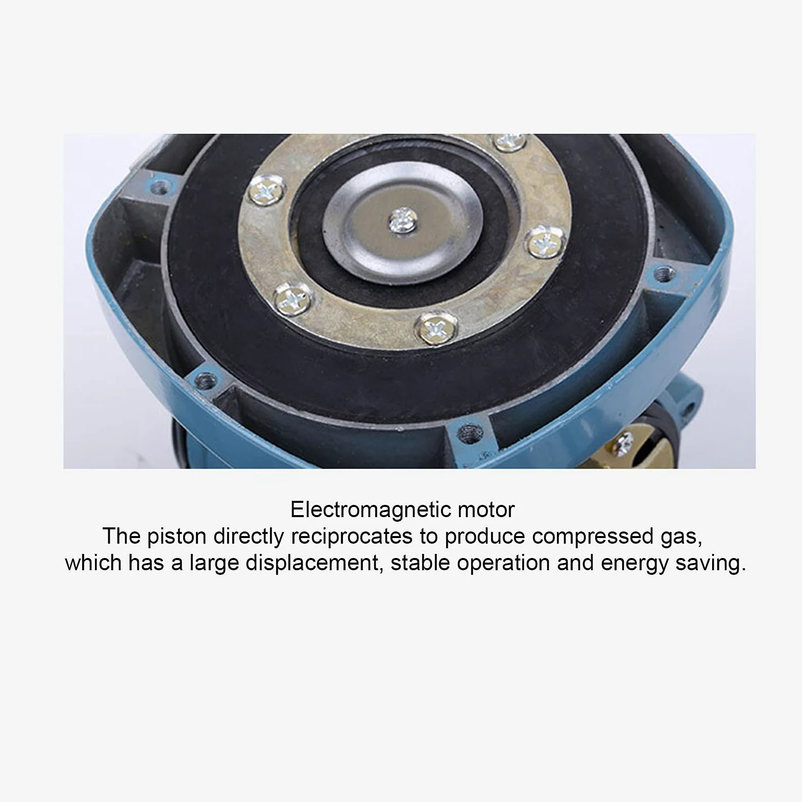 Pompa per Ossigeno DC 12V 18W 38L/h, Aeratore per Acquario 12V con Motore a Magnete Permanente, Pompa Aria Senza Olio per Stagno e Acquacoltura