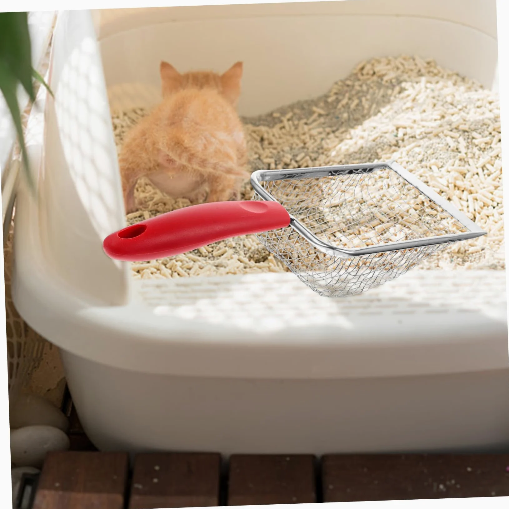 Paletta Lettiera Gatti, Spatola Rettili Uso Domestico(Black)