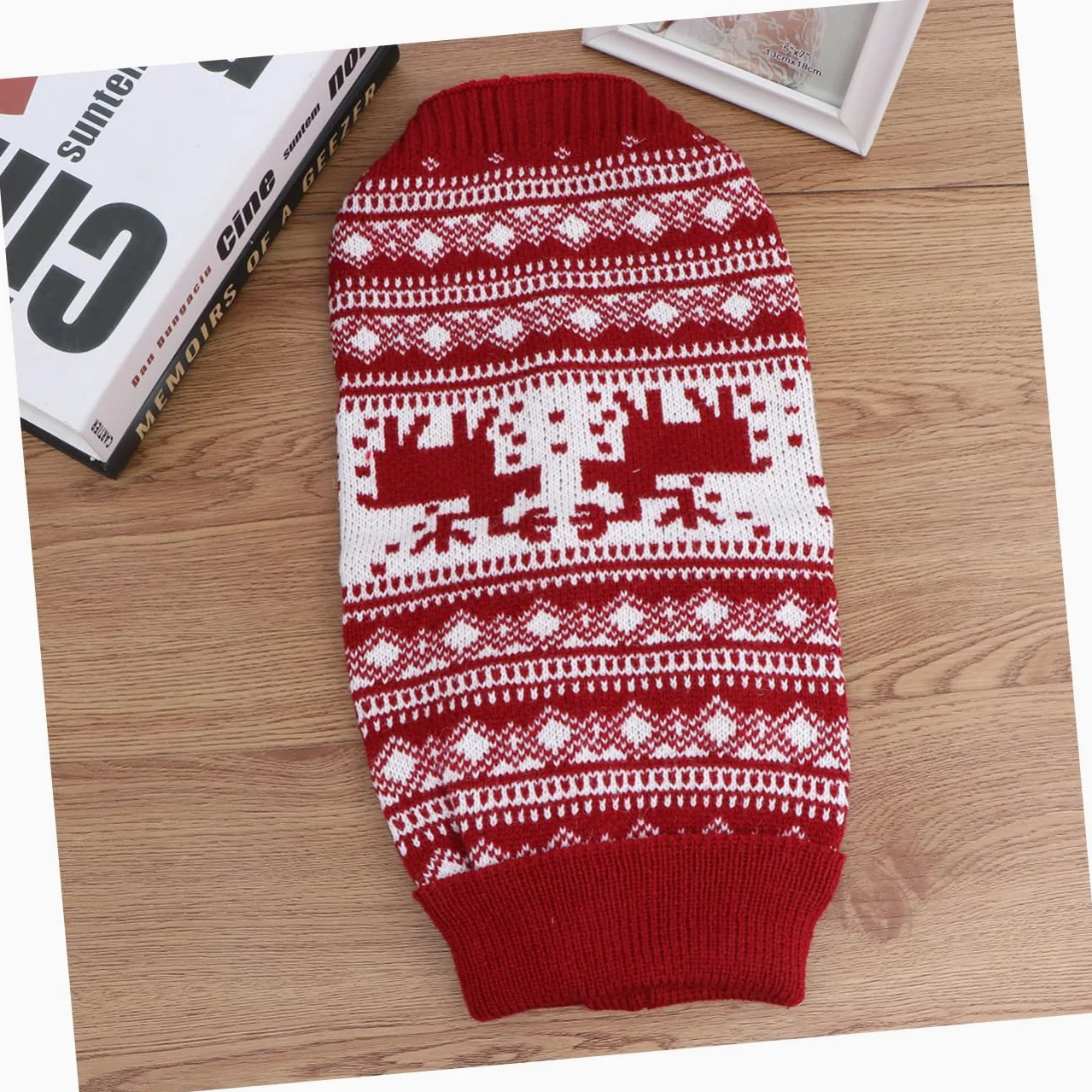 BESPORTBLE 3 Pz Maglione Caldo a Collo Alto per Animali Domestici Cappotto Cane Cappottino Cane Vestiti per Cuccioli Pigiama Natalizio per Cani Maglioni Natalizi Vestiti Invernali per Cani