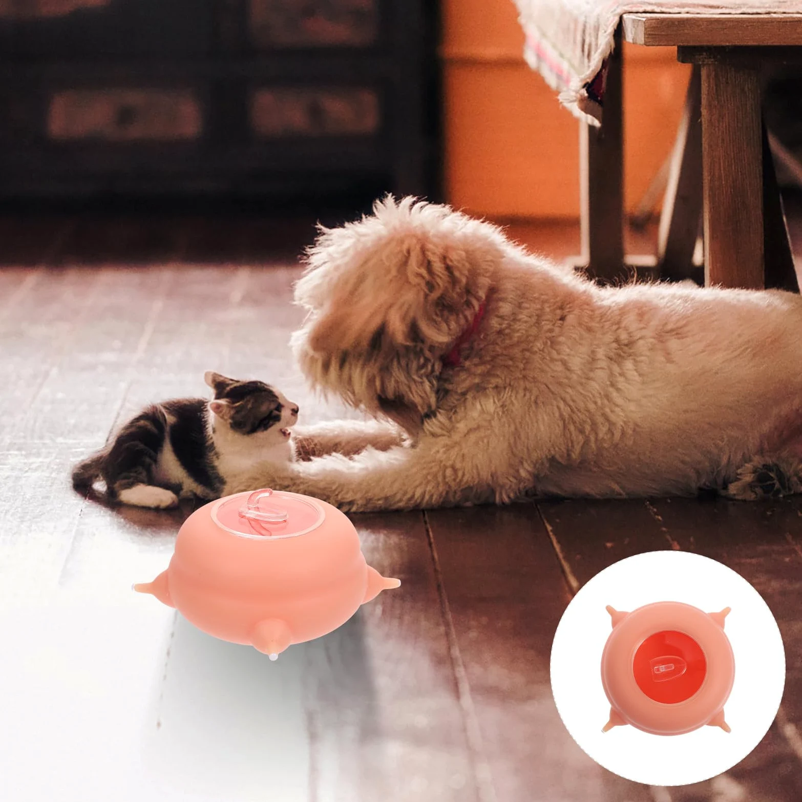 DOITOOL Biberon per Allattamento Cuccioli in Silicone Rosa | Gattini Piccoli, Leggero e Resistente alle Alte Temperature, Accessorio per Alimentazione Ragazzo Ragazza