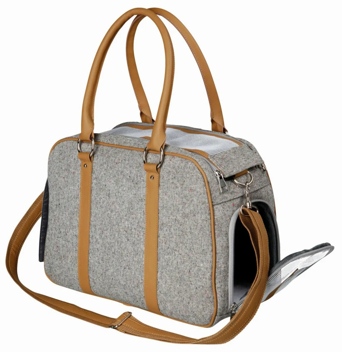 TRIXIE Helen - Porta Cani 40 x 28 x 18 cm, Colore: Grigio
