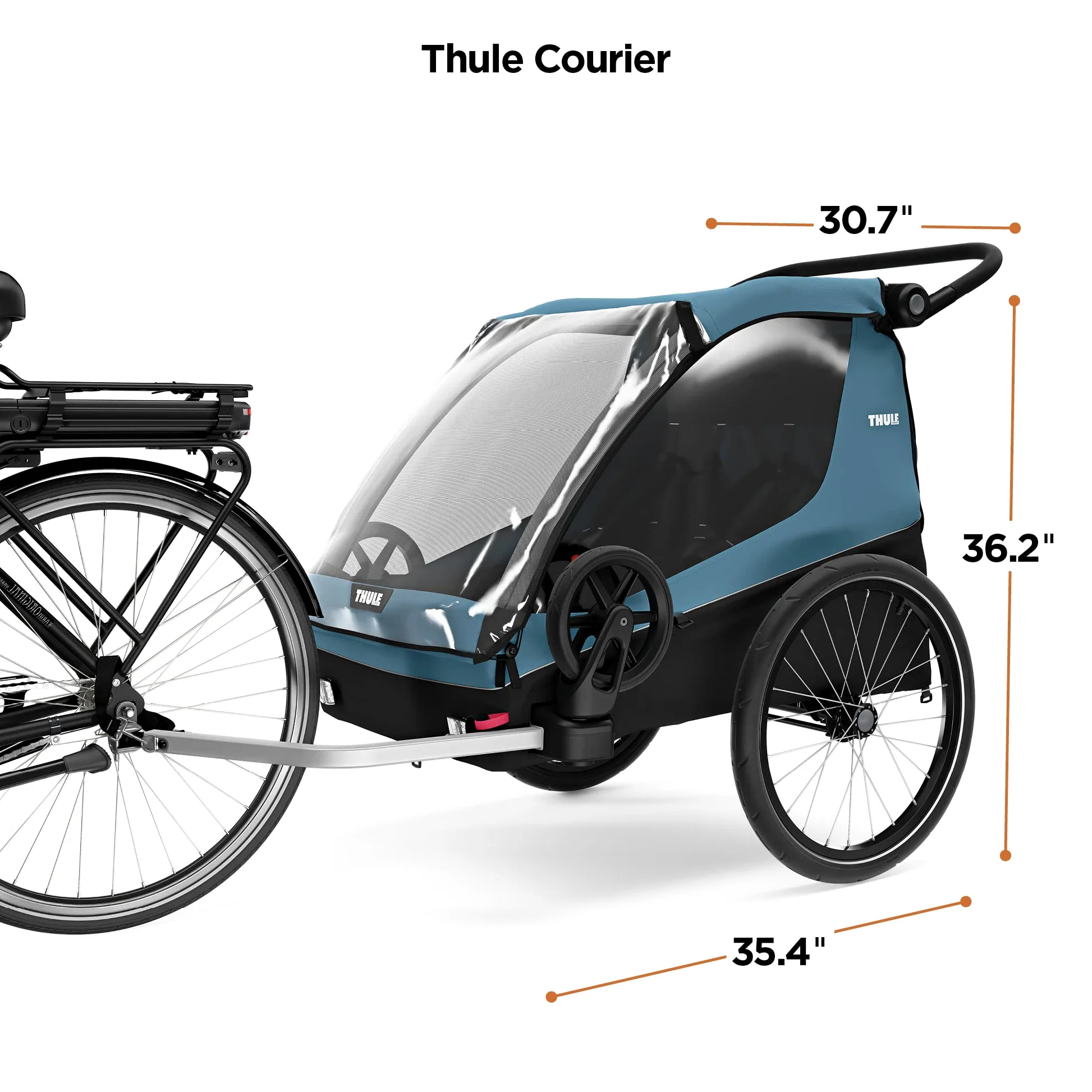 Thule Courier Rimorchio Per Bici 2 Posti