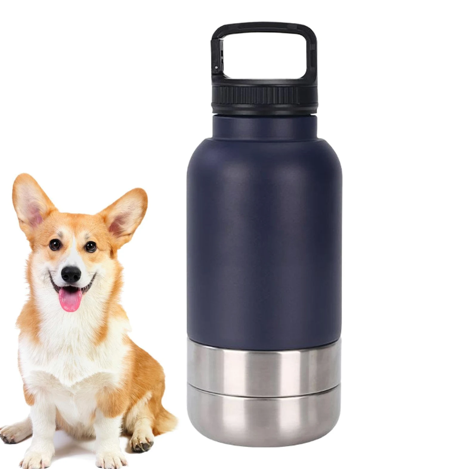 Borraccia Portatile Per Cani Dispenser D'Acqua Per Animali Domestici Da | Borraccia Antigoccia Cuccioli Viaggi Campeggio Escursioni Passeggiate All'Aperto Picnic Dormitorio