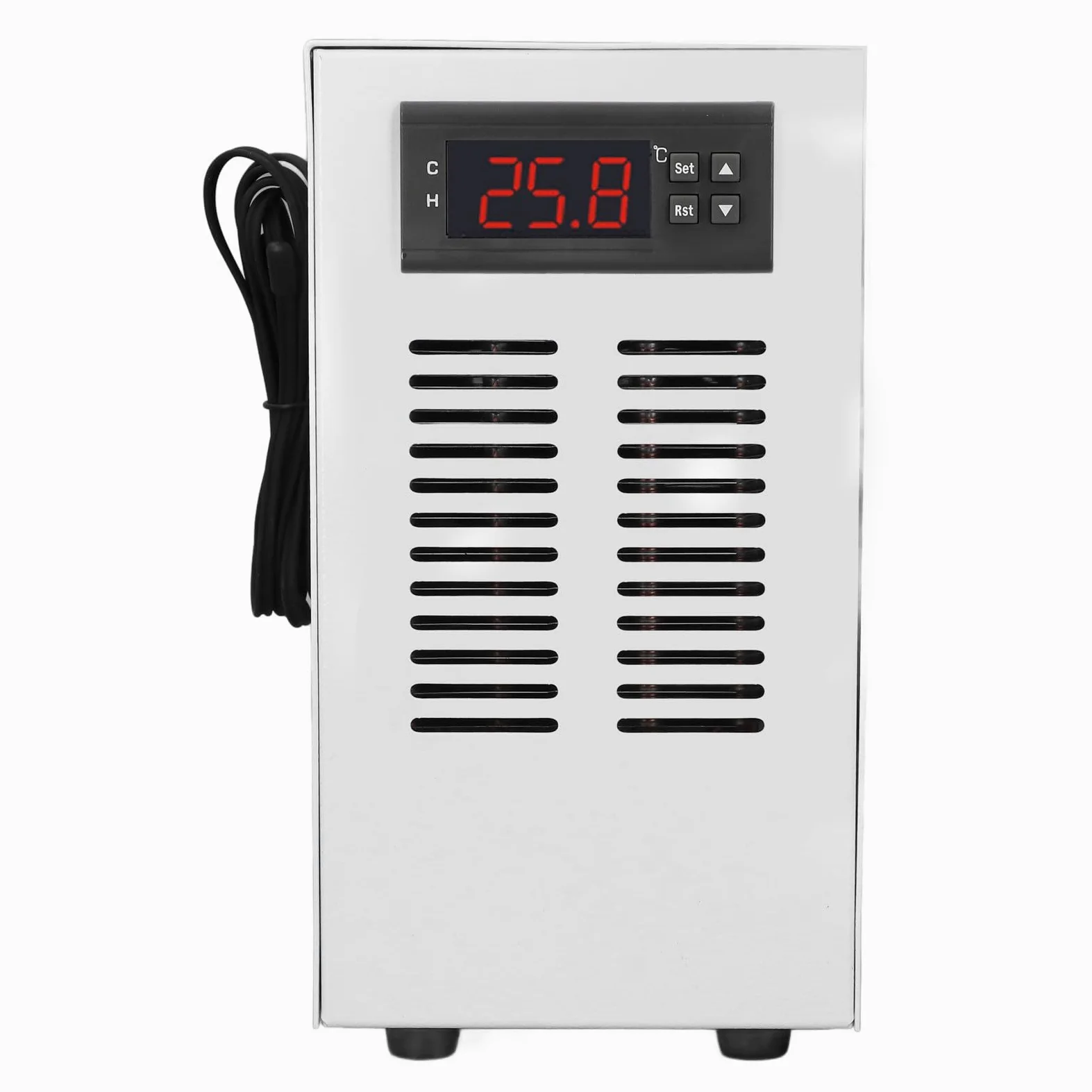 Bewinner Refrigeratore per Serbatoio d'Acqua, Mantiene la Temperatura Ottimale Refrigeratore d'Acqua per Acquario, Raffreddamento Elettronico Rapido, Funzionamento Silenzioso (Spina