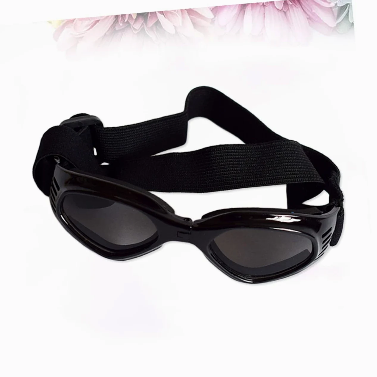 Didiseaon 3pezzi Occhiali Da Sole Per Animali Domestici Occhiali Protettivi Per Cani e Gatti Design Ventilato Protezione Uv Regolabili Colore Nero