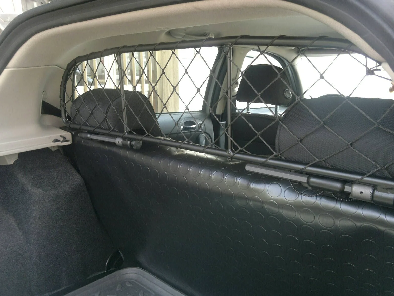ERGOTECH Divisorio Griglia Rete Divisoria per Alfa Romeo 147, RDA65-XXS, per Trasporto Cani e Bagagli