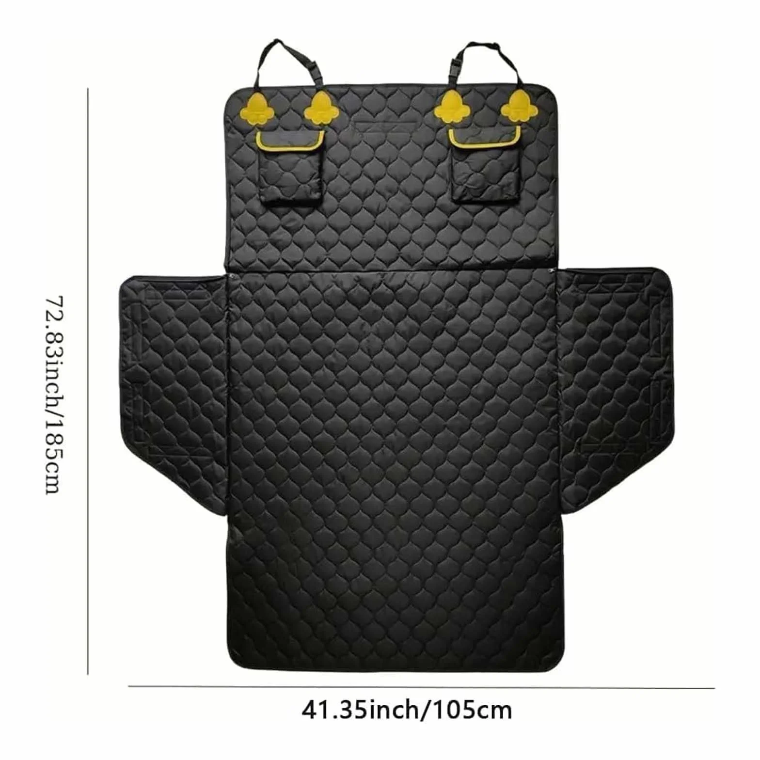 Tappeto Bagagliaio Auto Cani per kuga 2013-2023, Protezione Tappetini Fodera Pelle Impermeabile Lavabile Antiscivolo Accessori Interni