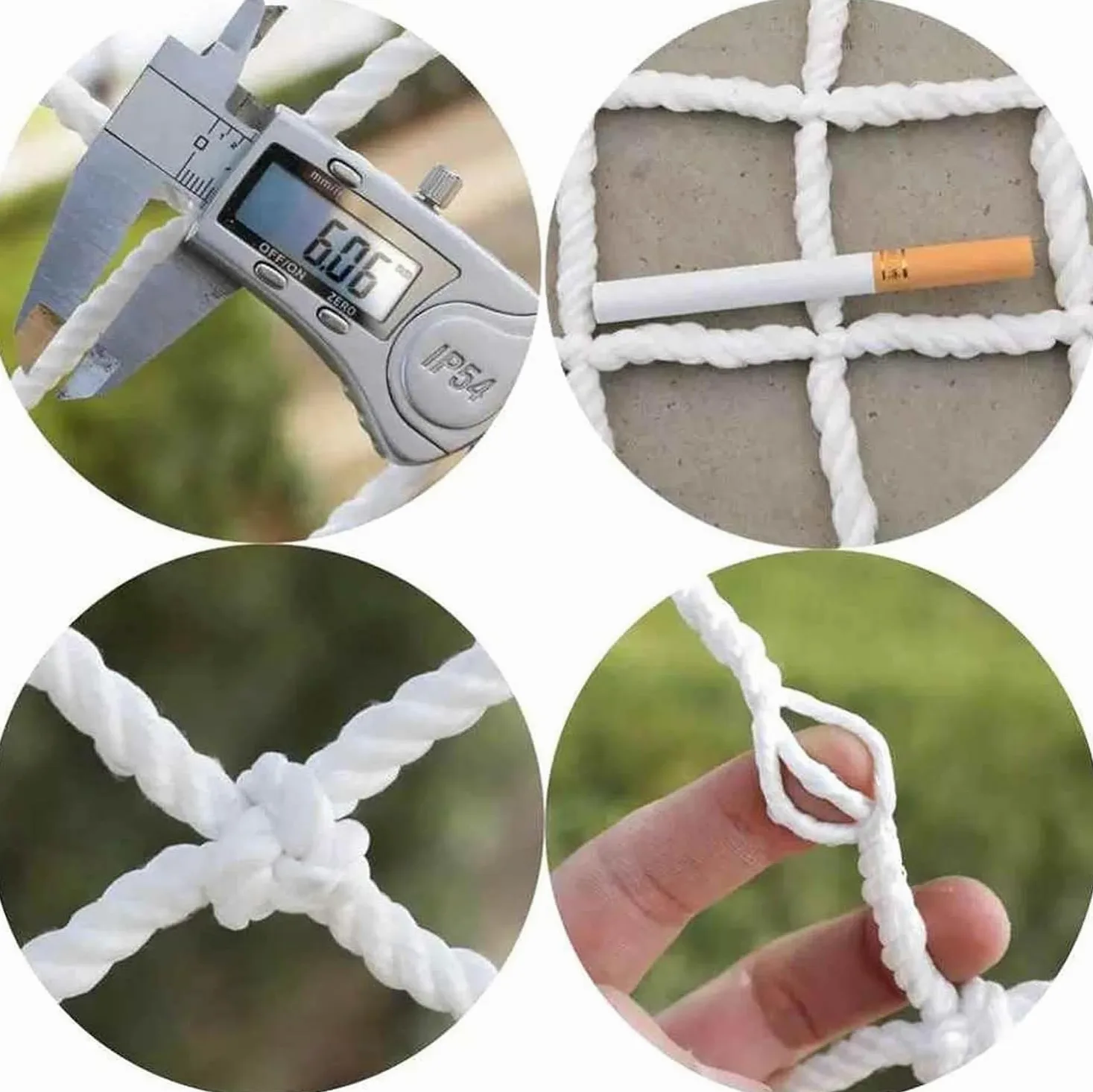 Rete di sicurezza per finestre e balconi, protezione anti-caduta per bambini e animali domestici, design a rete resistente, dimensioni 1 x 10 m
