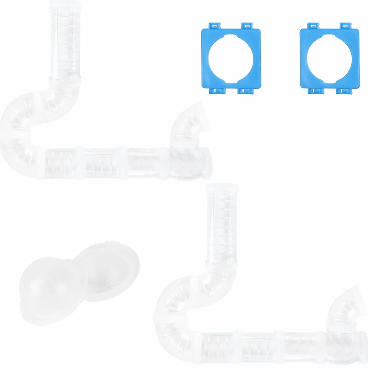 2 kit di tubi per criceto, fai da te, tunnel per criceti, avventura, tubo esterno, collegamento trasparente, per ratto e criceti, accessori per criceti, topo, piccoli animali, sport, expand Space