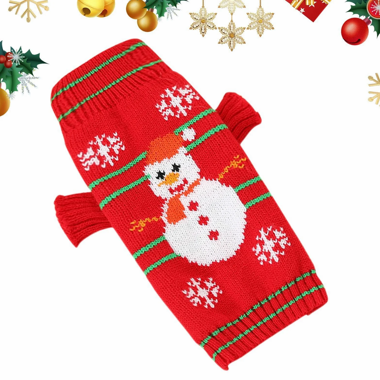 Maglione Natalizio per Cani, Maglione Caldo per Cani, morbide Camicie Natalizie per Cani