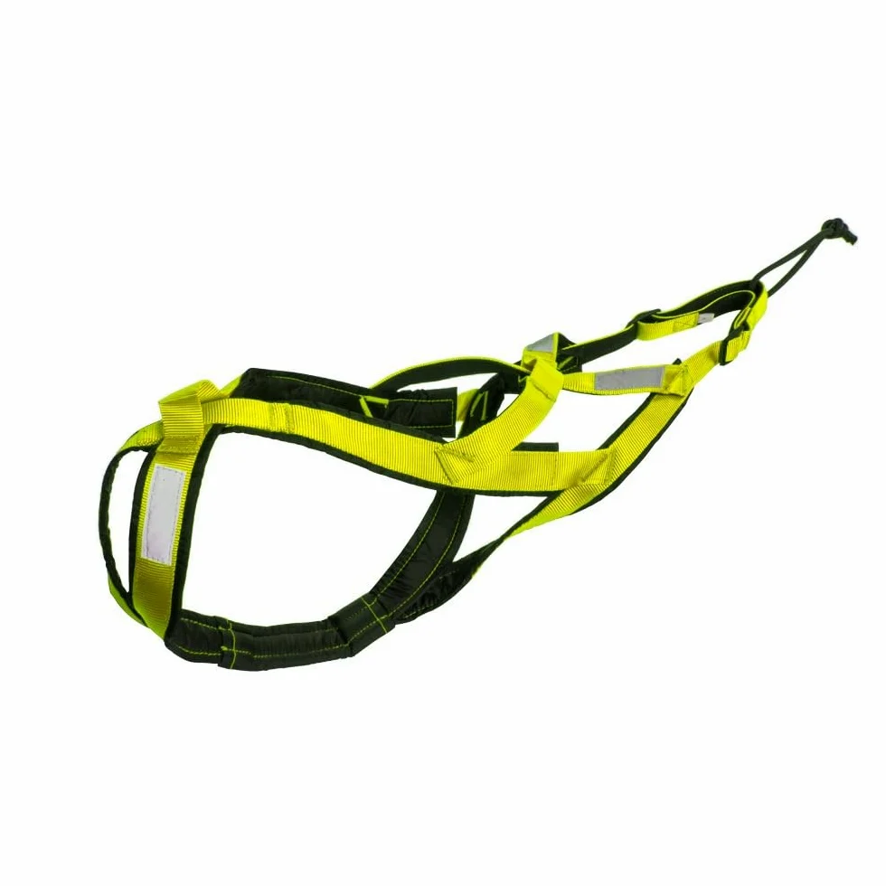 Pettorina Riflettente for Cani Da Slitta | Cintura regolabile sul petto e sul collo, cinghia in nylon resistente(Green,XX-Large)