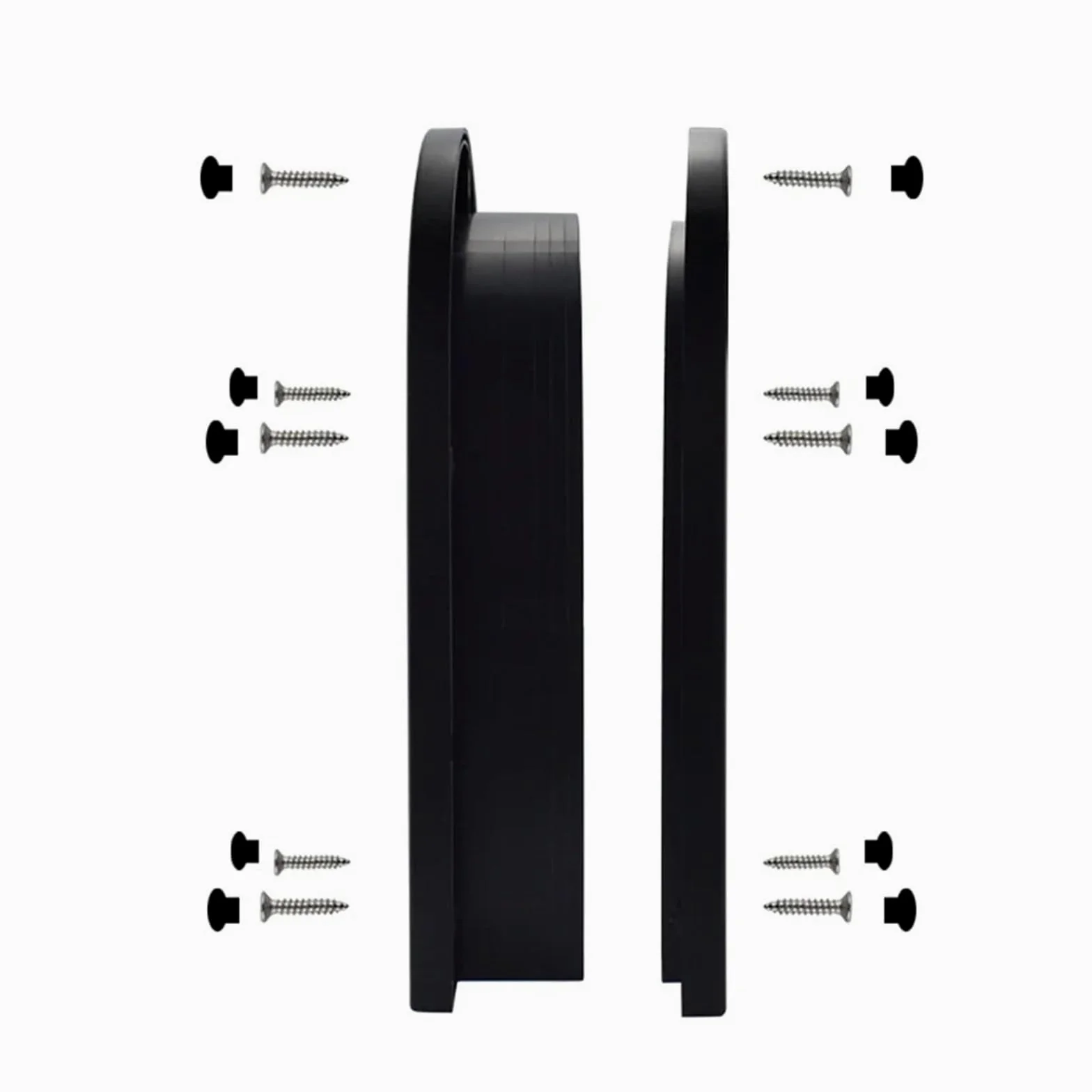 Gattaiola per gatti Finestra magnetica for zanzariera for cani e gatti for animali domestici, for accessori for cancelli ad arco in plastica ABS in legno per Porta(Black)