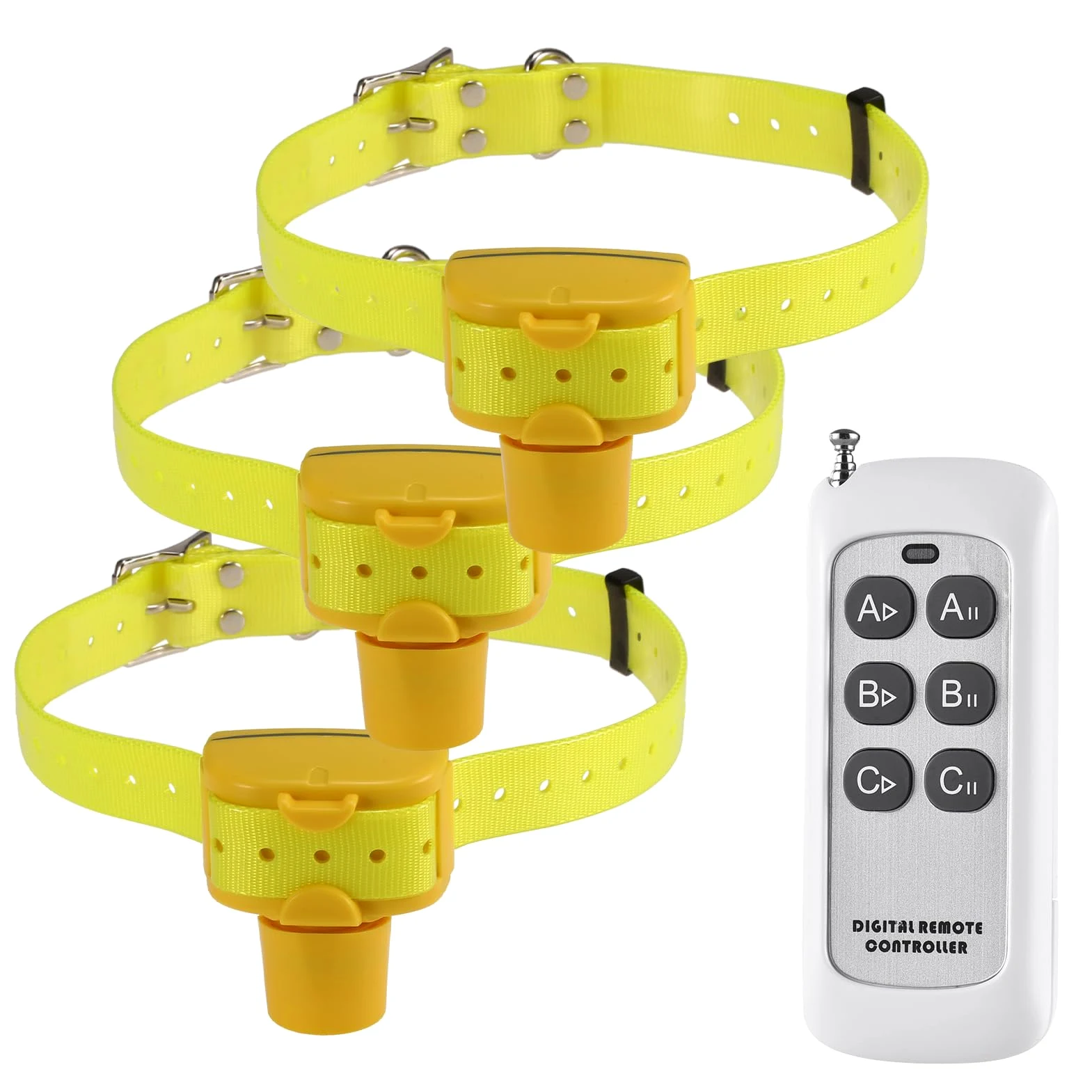 Collare da Addestramento per Cani con Telecomando Advanced Beeper Chien 8 modalità Audio Controllo 1000 M per Cani di Taglia Grande, Materiale PU