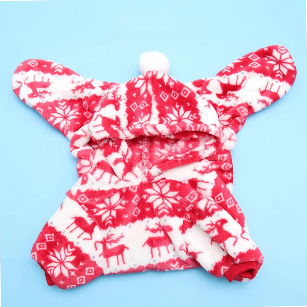 HMJGDHX 3 Pezzi Elegante Costume Invernale per Cani Caldo Natale a Quattro Zampe Vestiti per Cani Costume da Festa per Animali Domestici XS