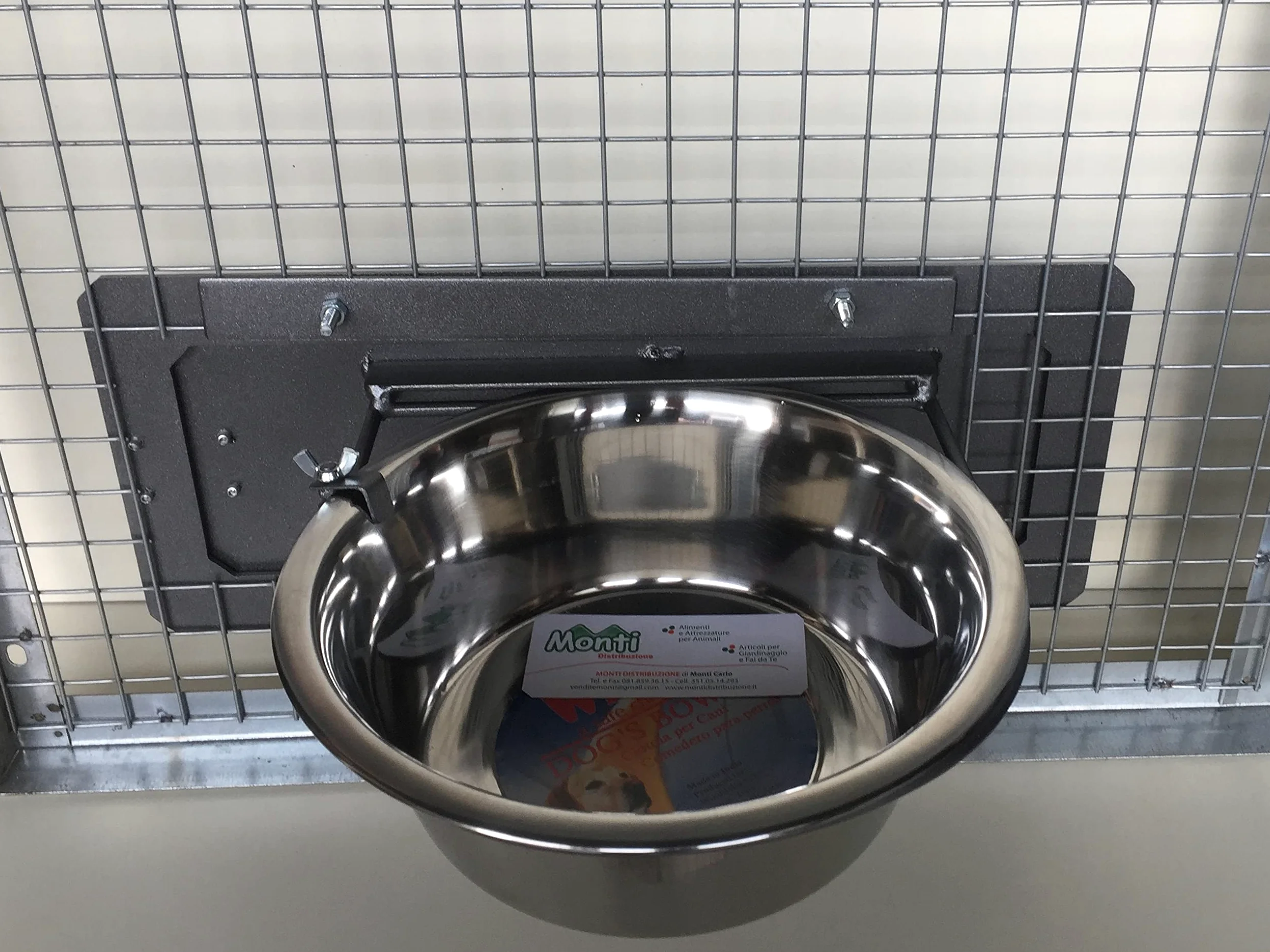 Ciotola Girevole in Acciaio Inox per Cani. 1 Mangiatoia Rotante Universale.