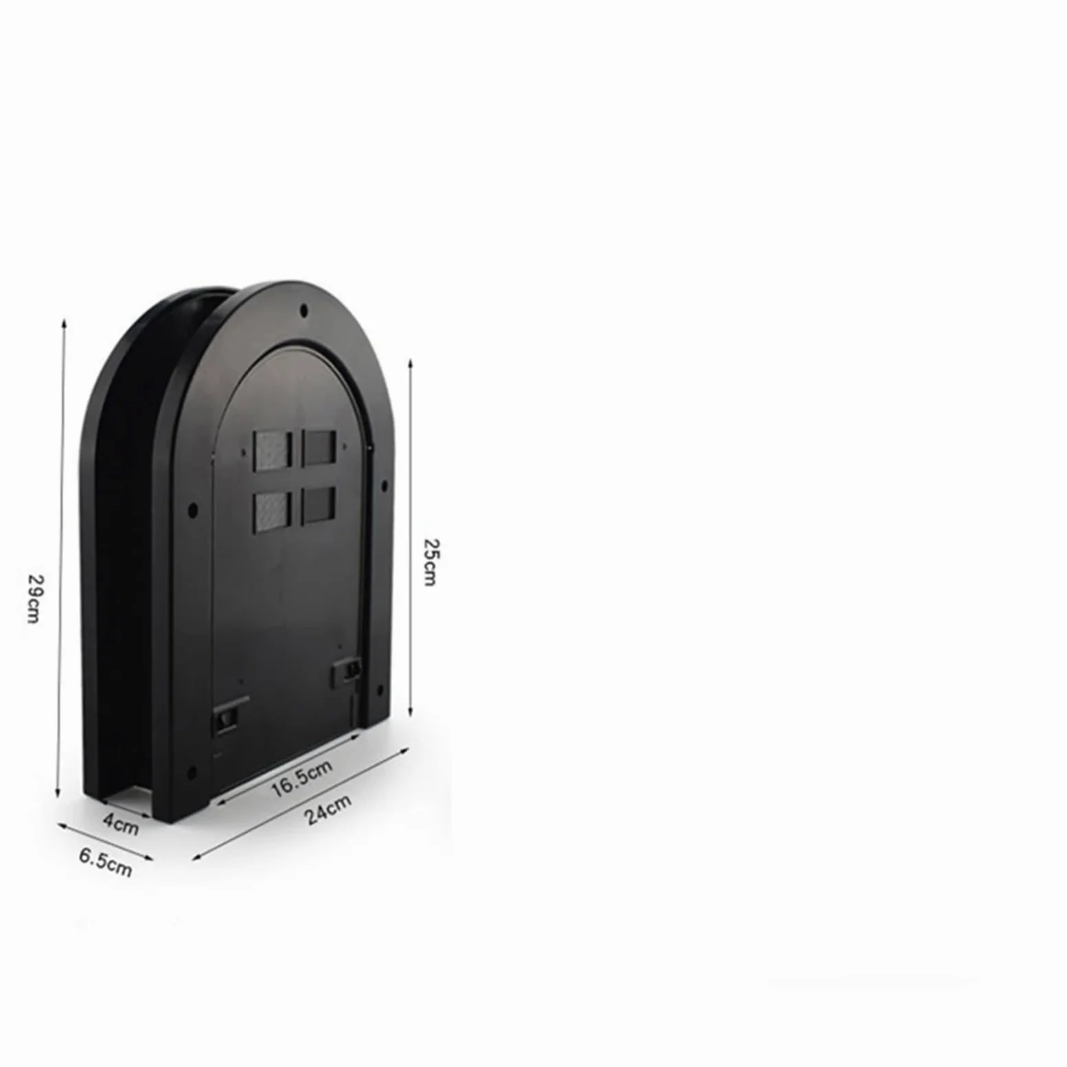 Gattaiola per gatti Finestra magnetica for zanzariera for cani e gatti for animali domestici, for accessori for cancelli ad arco in plastica ABS in legno per Porta(Black)