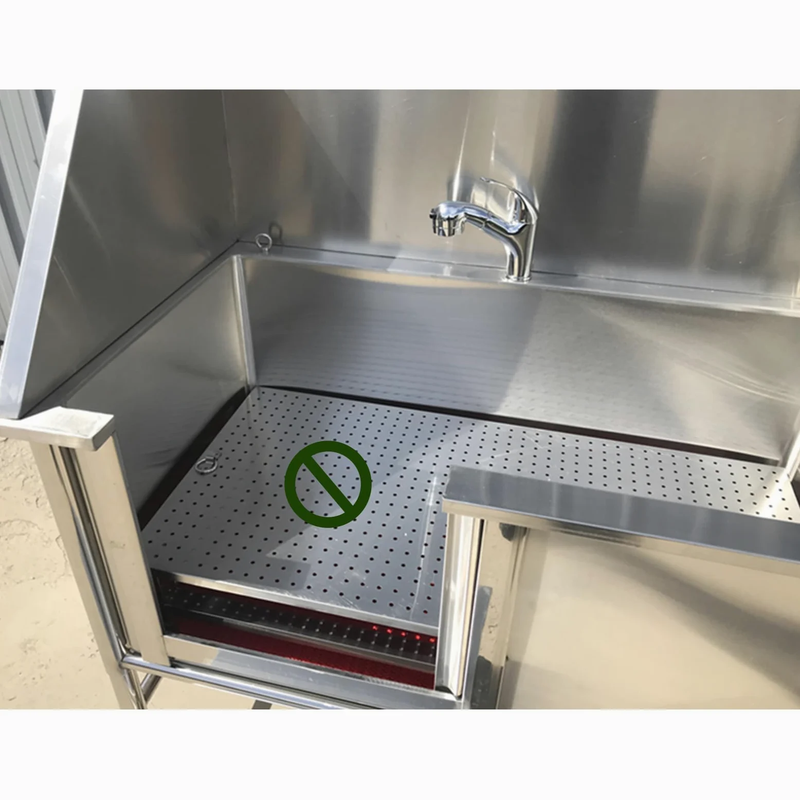 Vasca Da Bagno Per Cani,stazione Di Lavaggio Per Animali Domestici,stazione Di Bagno Professionale Per Cani In Acciaio Inossidabile,vasca Per Toelettatura Cani,stazione Di Lavaggio(47in/120cm)