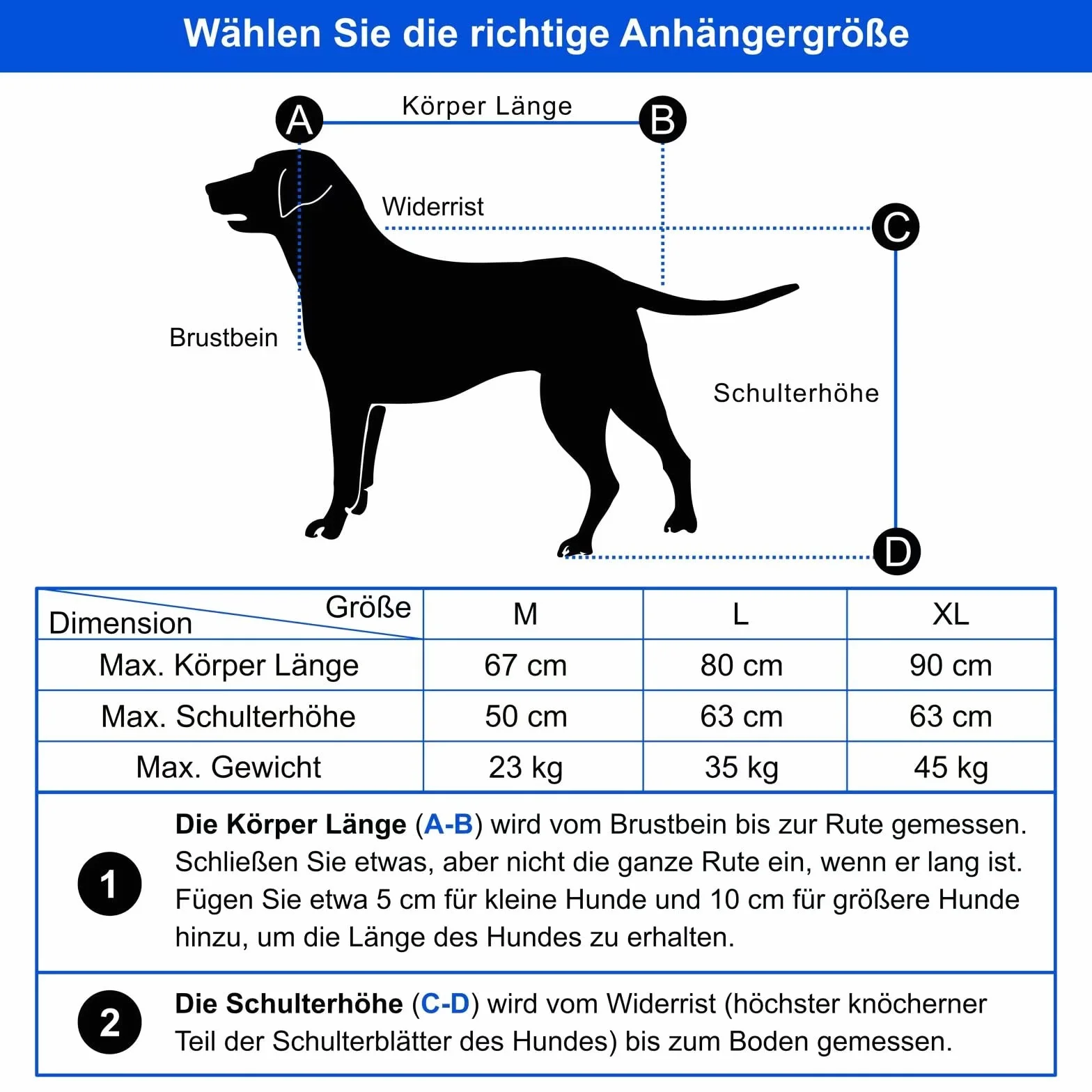 DOGGYHUT® - Rimorchio pieghevole per cani fino a 23 kg