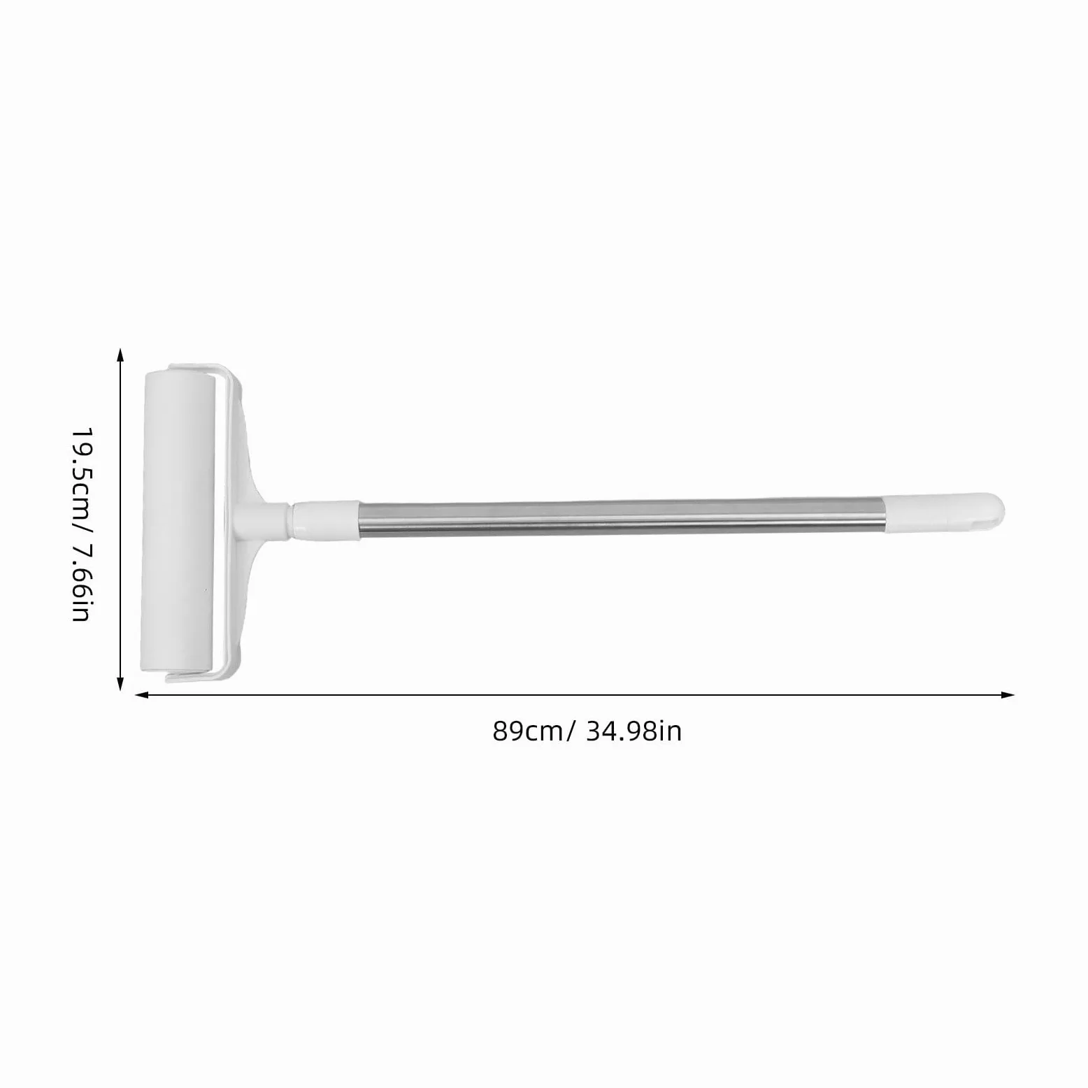 TOYANDONA Rullo Levapelucchi Lungo Manico Estensibile 35 Cm, Set 4 Pezzi Adesivi Riutilizzabili per Rimozione Peli Animali da Tappeti, Mobili e Abbigliamento, per Pulizia Domestica Completa