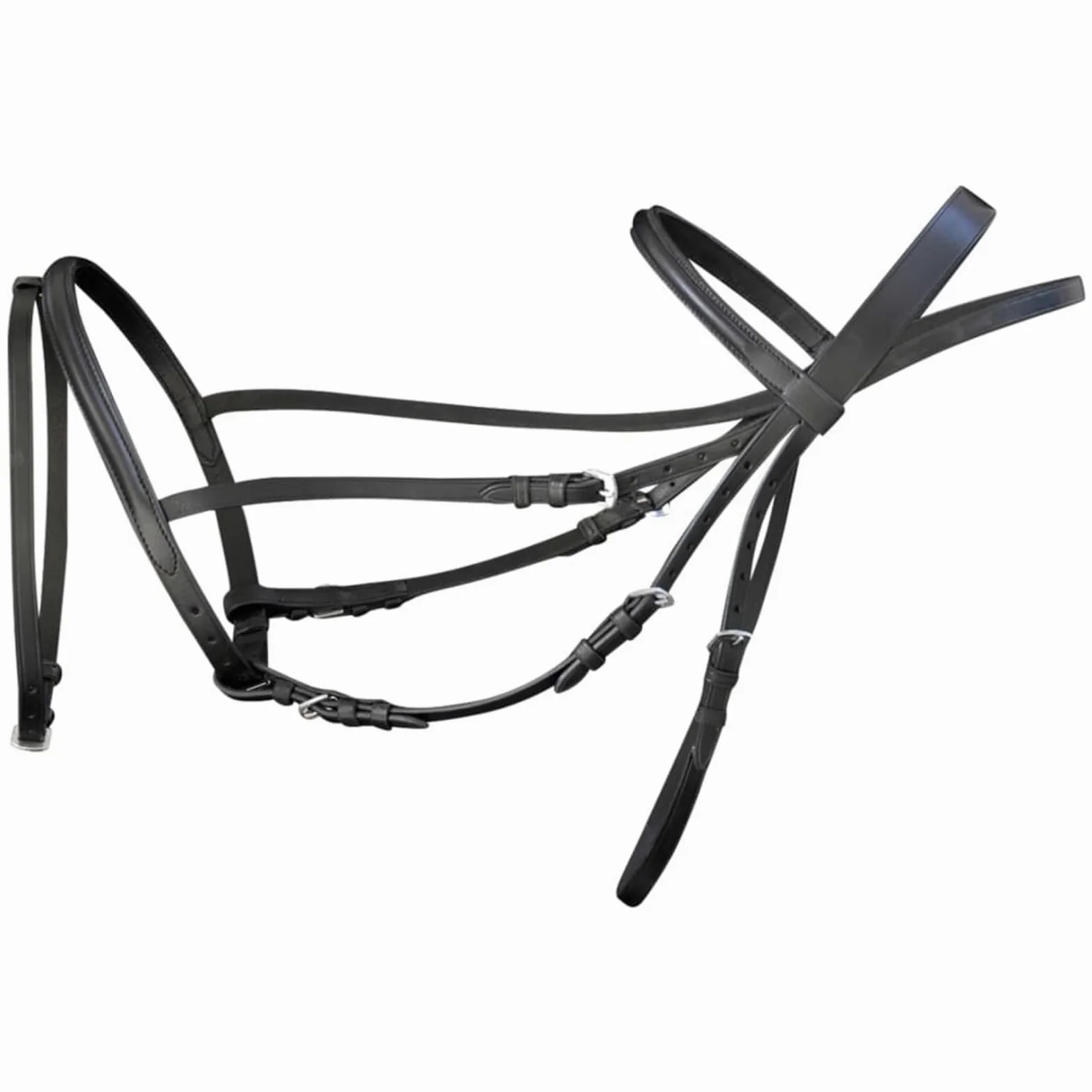 Briglie in Pelle con Redini e Morso Nero per Cavallo Full,Articoli Sportivi,Ricreazione all'aperto,Equitazione,Finimenti per Cavalli,Briglie-90897