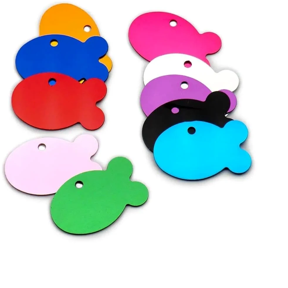 100 Pezzi Etichette Identificative Vuote Per Animali Domestici Etichette Fai Da Te Incise Per Cani E Gatti Etichette Personalizzate Per Animali Domestici Targhetta Identificativa In Alluminio P