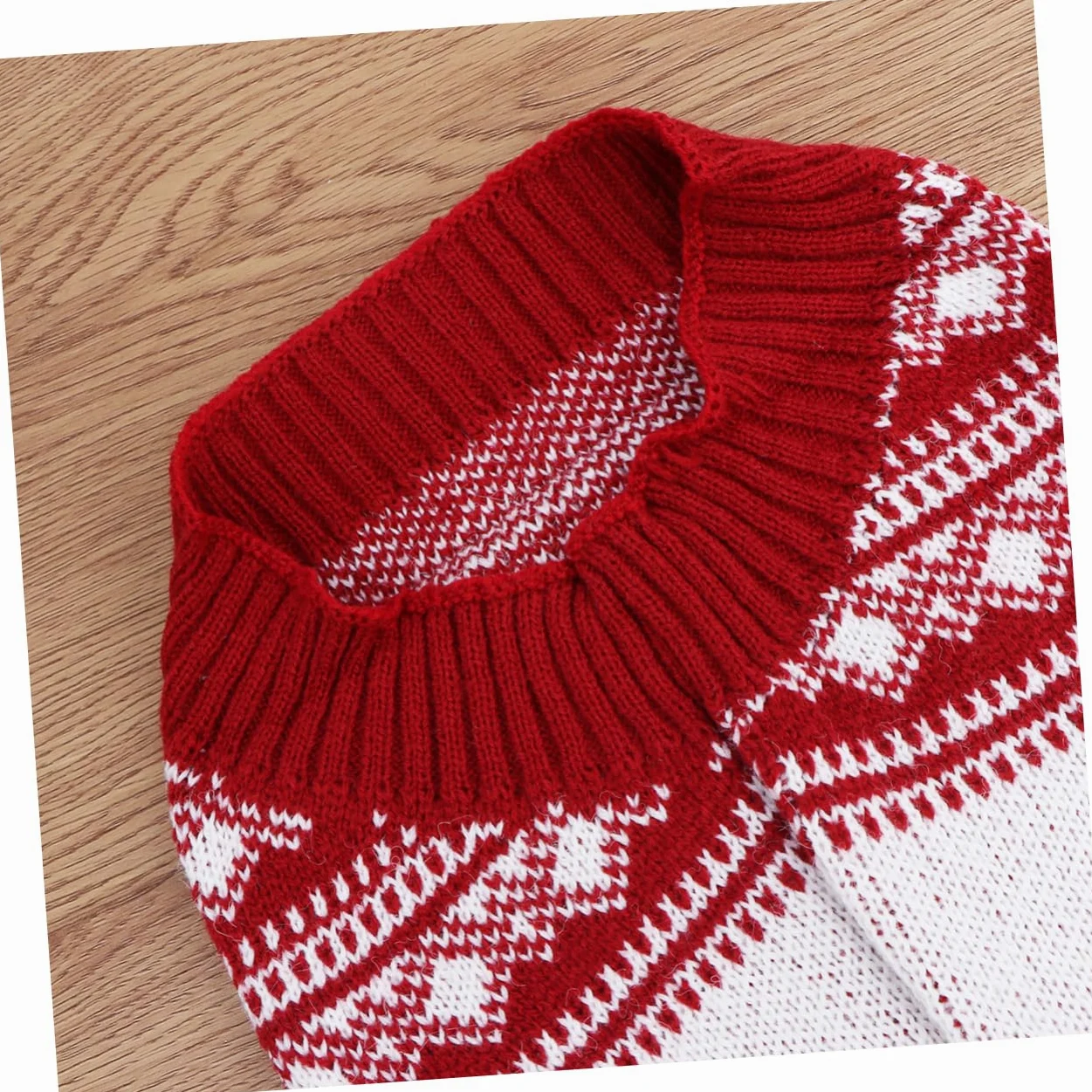 BESPORTBLE 3 Pz Abbigliamento Natalizio per Animali Domestici Costume Cane Natale Maglioncini Cane Cucciolo Natale del Cane Maglioni Natalizi Vestiti Autunno e Inverno Maglione Rosso