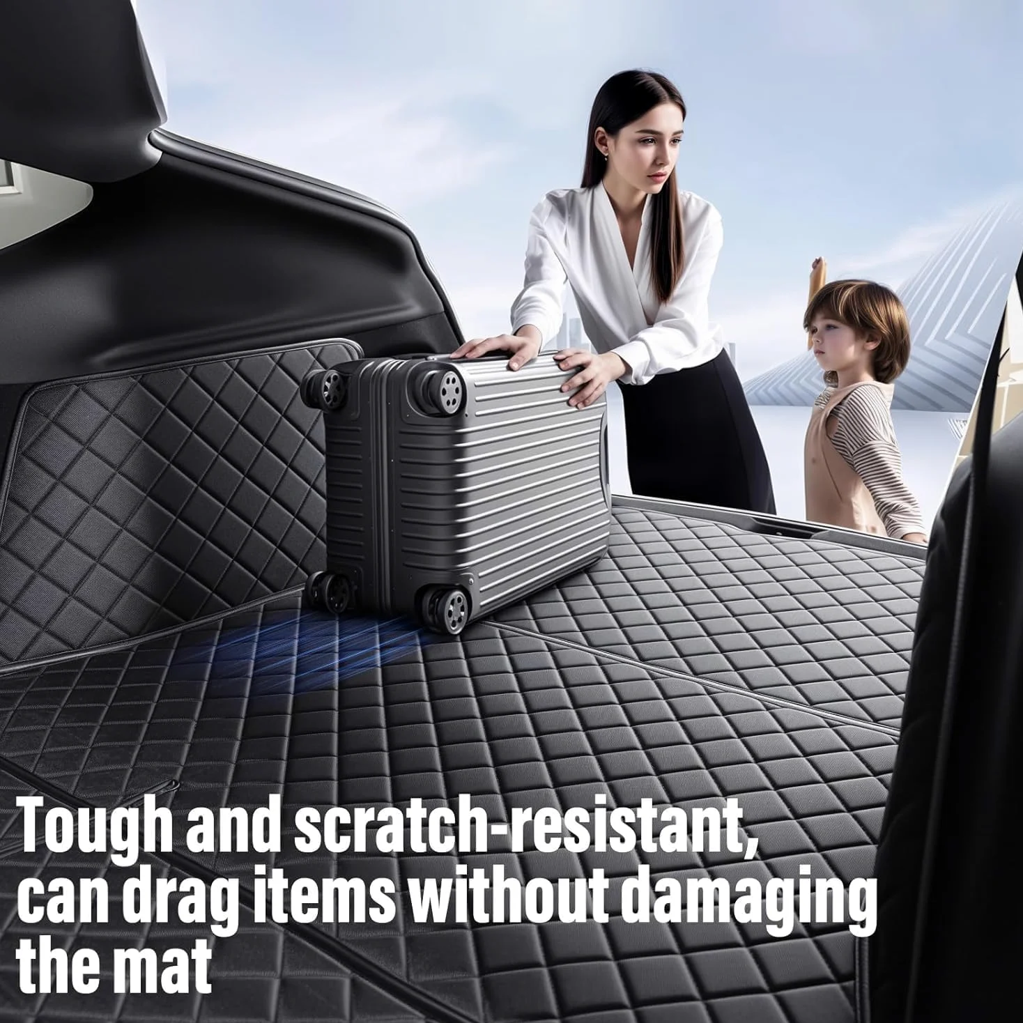 topfit Tappetini per bagagliaio per Tesla Model Y Juniper Nuovo Model Y Rivestimento vano bagagli Coprisedili impermeabili Tappetini protettivi per Tesla Model Y Accessori 2025-2026