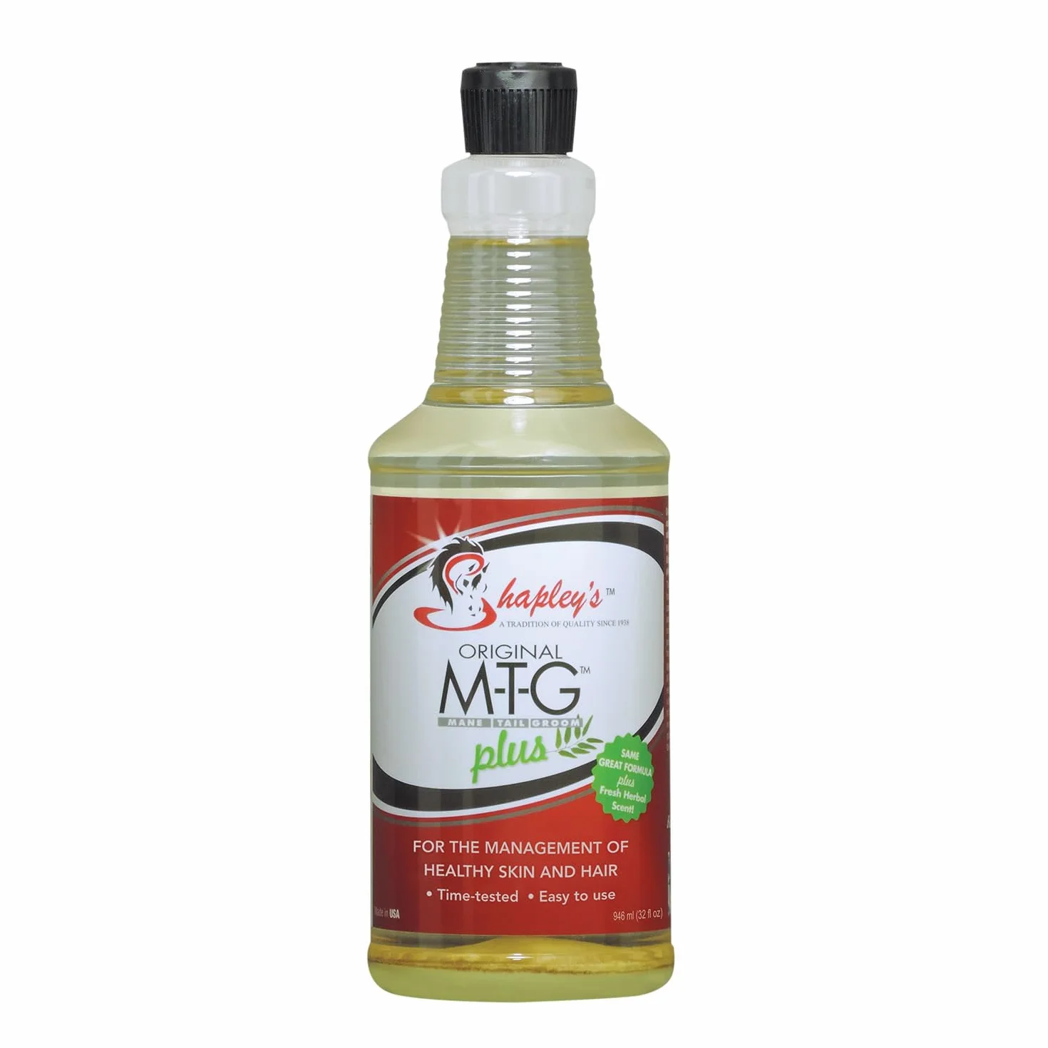 Shapley's Original M-T-G Plus Oil Herbal Scent Horse Aid Relief Skin Problem Qt