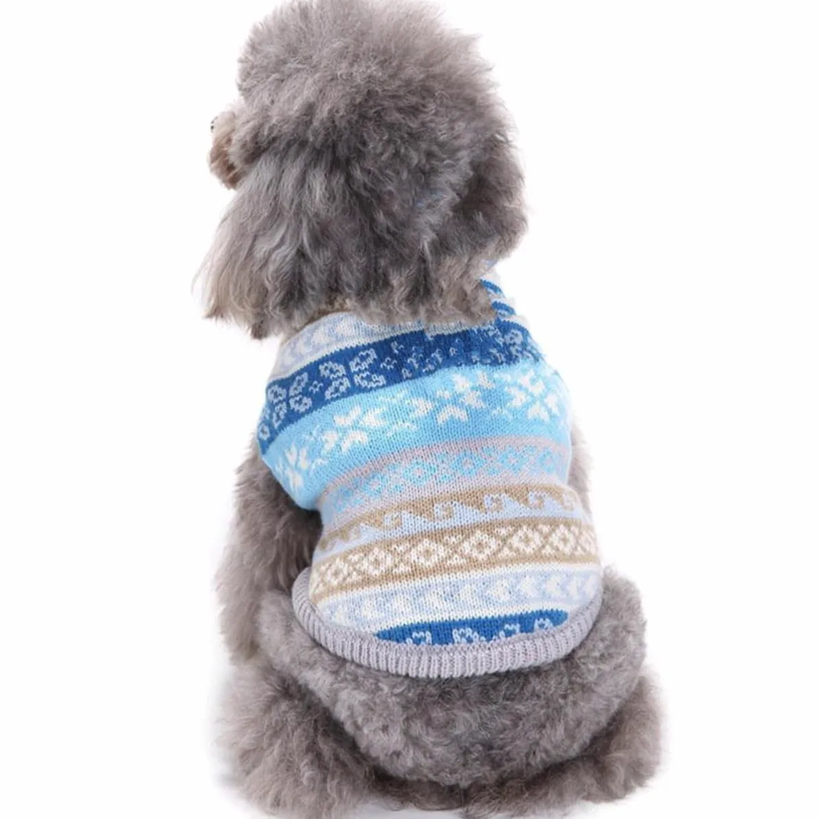 BESPORTBLE 3 Pz Vestiti per Cani Compagnia Maglione Natalizio per Animali Domestici Costume Cane Gatto di Natale Cappotto per Cani Natalizi Maglione Caldo Inverno Prodotti per Animali