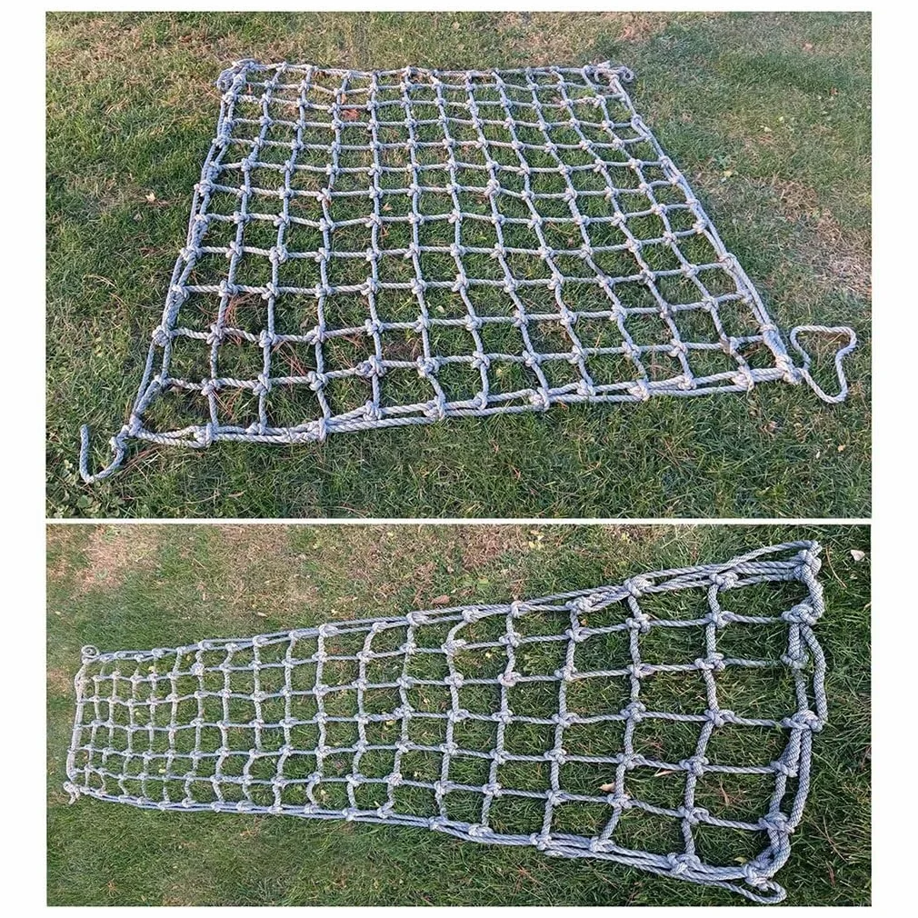 Rete da arrampicata resistente, 3 pezzi, per bambini e adulti, set di altalene per esterni durevole, accessorio per giocare in giardino, avventure, fitness e divertimento